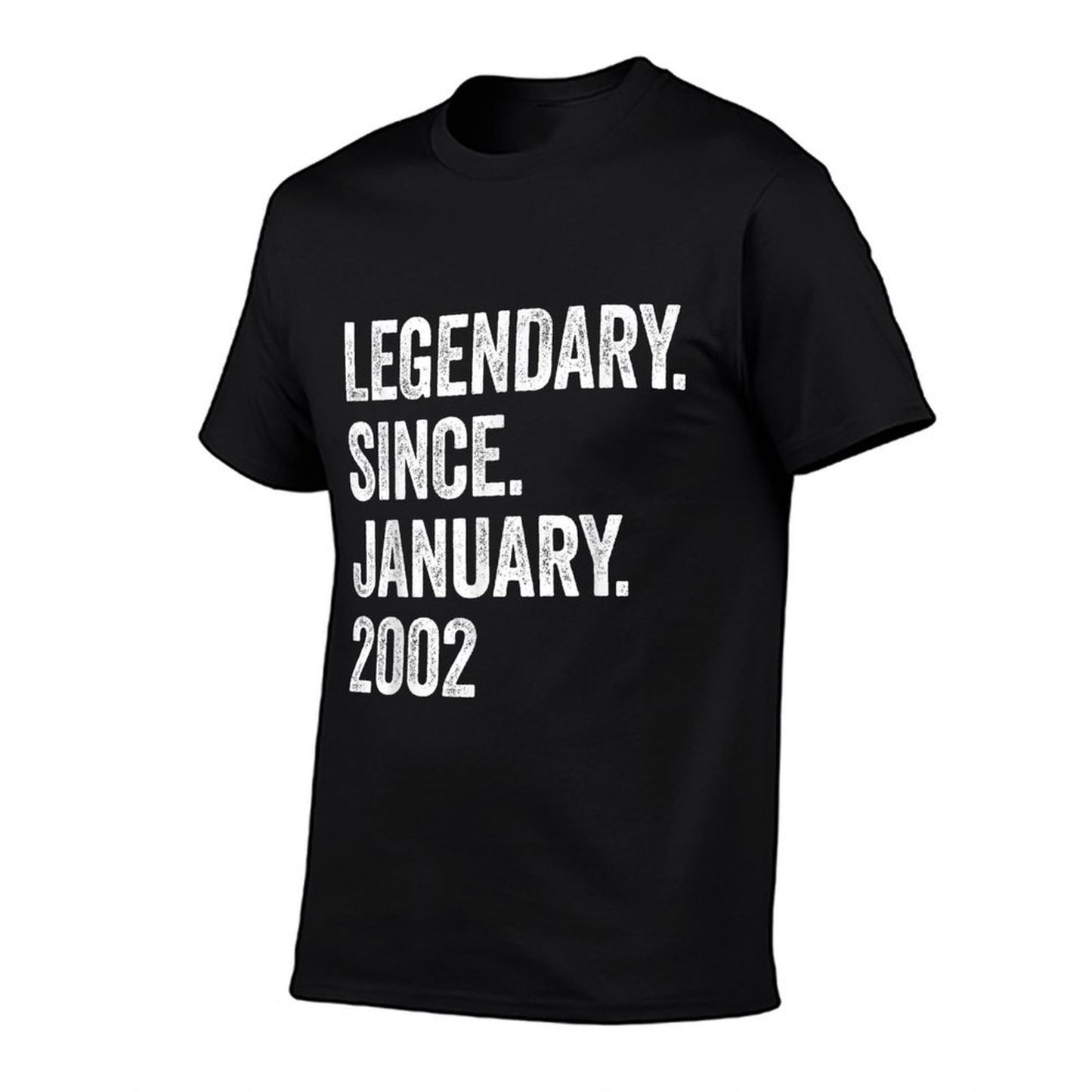 21 Years Old Legendary Since January 2002 21st Birthday Eco-friendly Material T-Shirt