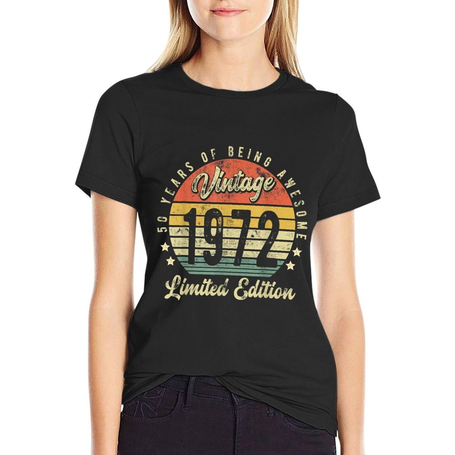 50 Year Old Gifts Vintage 1972 Limited Edition 50th Birthday Comfortable T-Shirt