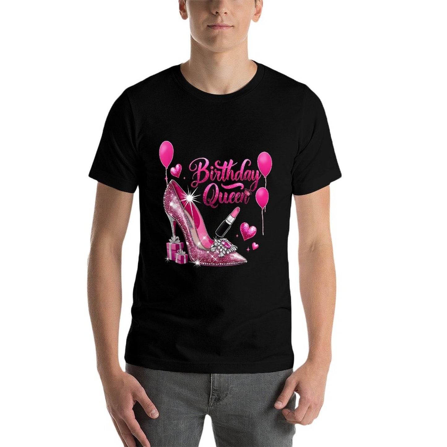 Birthday Queen Crown High Heel Birthday Party Girl Women Classic T-Shirt