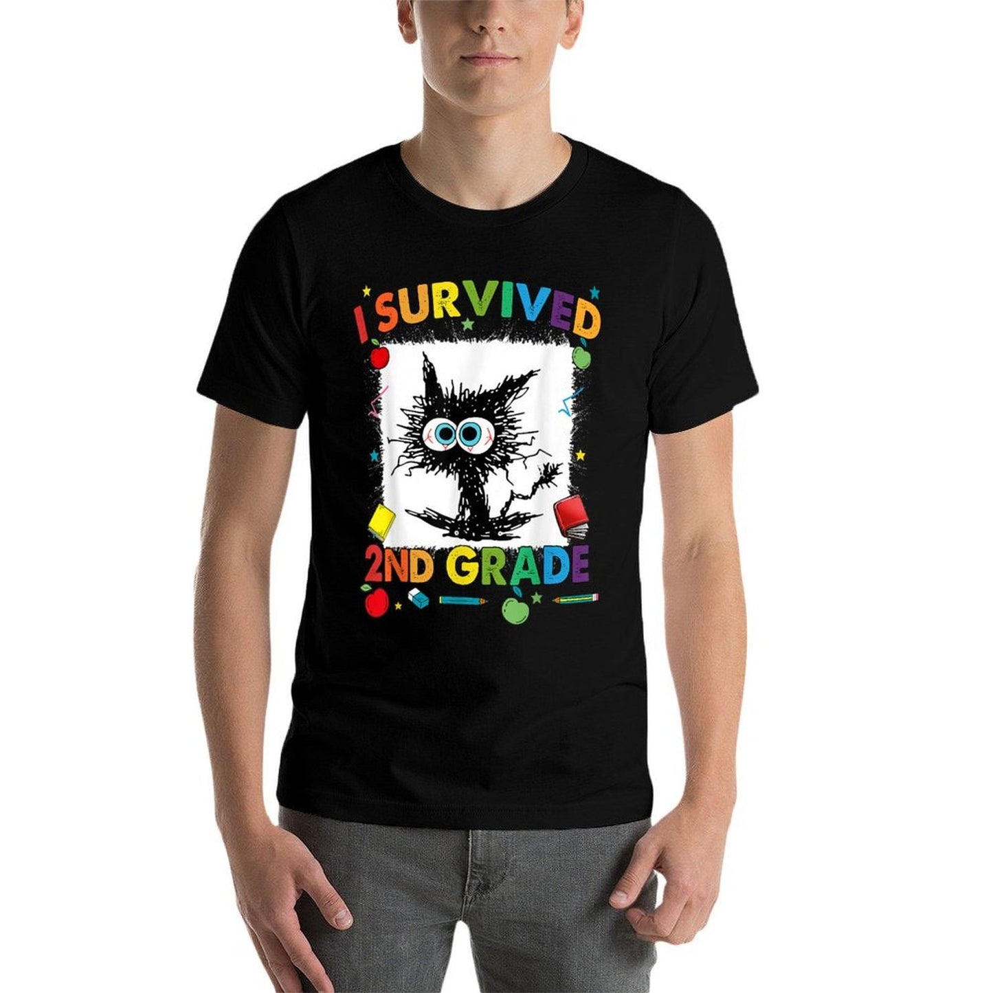Funny Last Day Of Second 2nd Grade I Survived 2nd Grade Soft T-Shirt