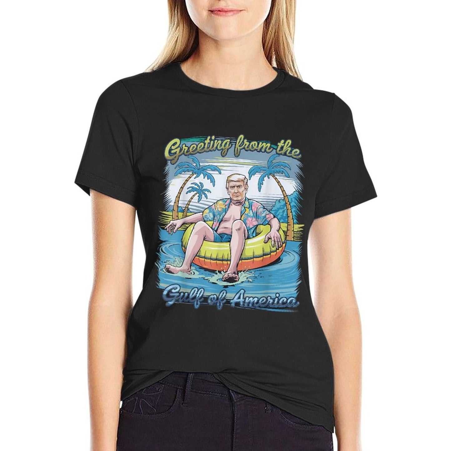 Greeting From The Gulf Of Usa America Comfortable T-Shirt
