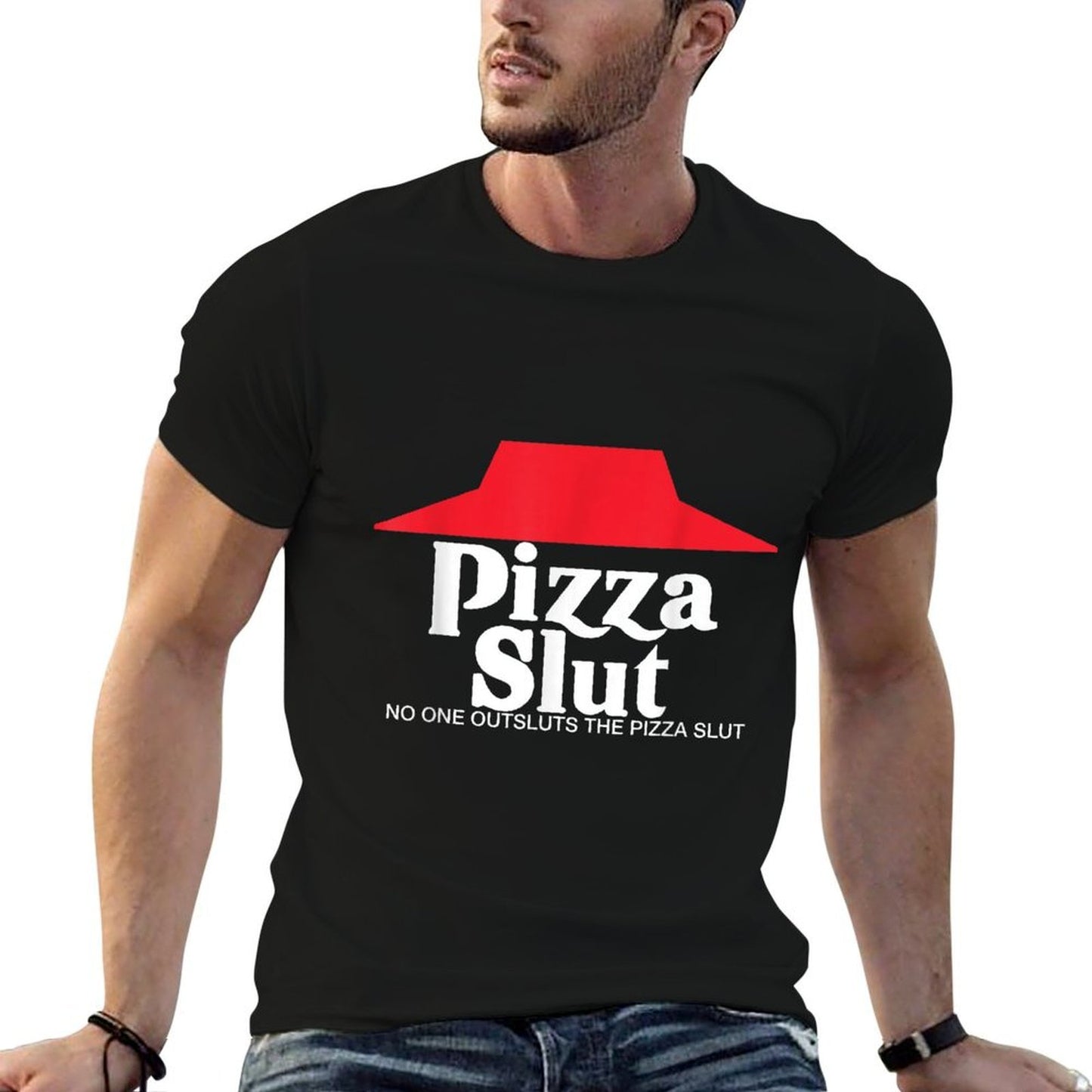Pizza Slut - No One Outpizzas The Slut - Funny Pizza Breathable T-Shirt