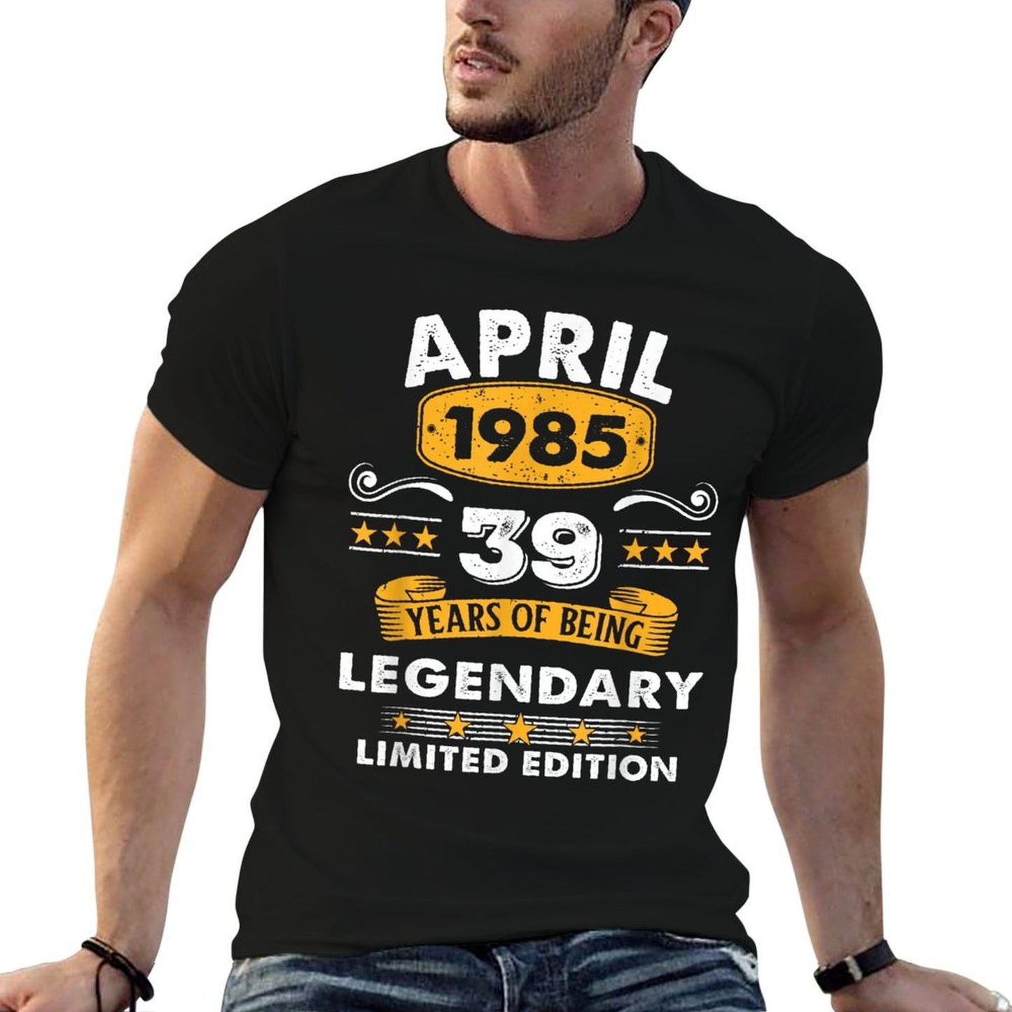 40 Years Old For April 1985 40th Birthday Gifts Lightweight T-Shirt