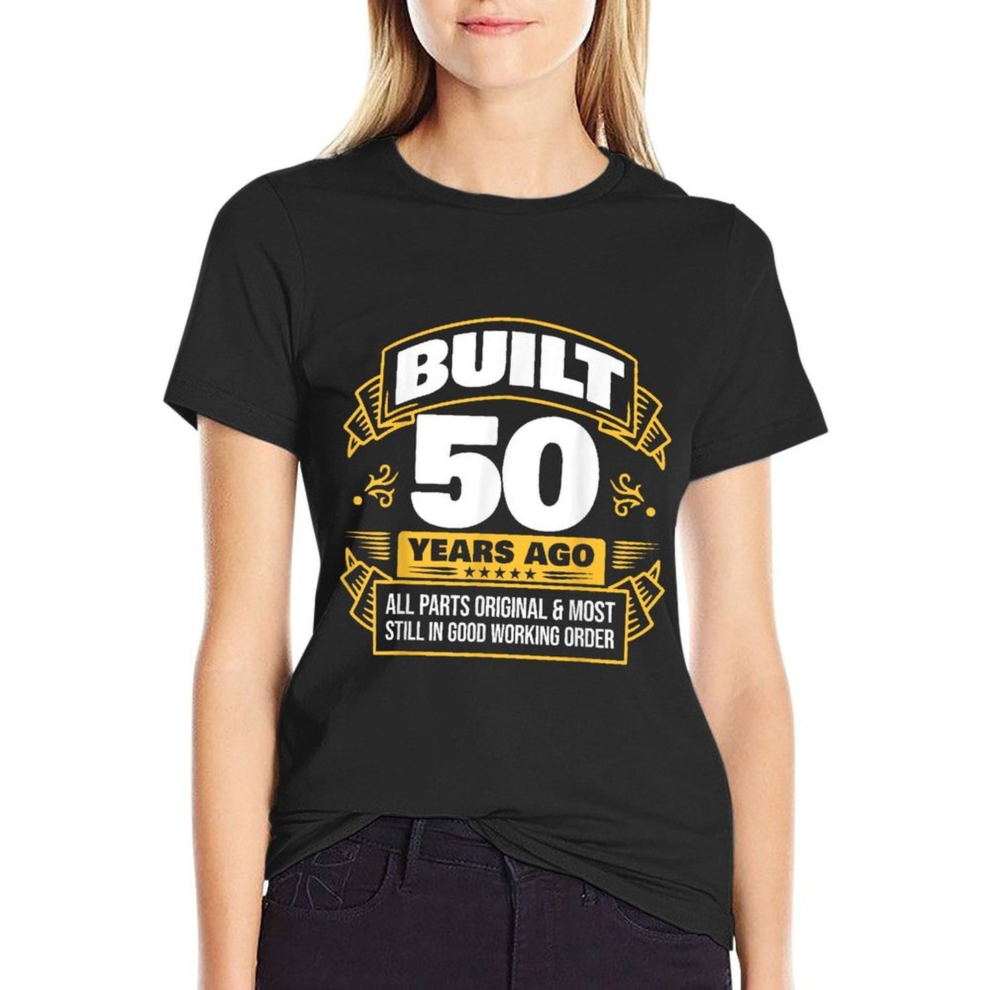 50th Birthday Summer-ready Fabric T-Shirt