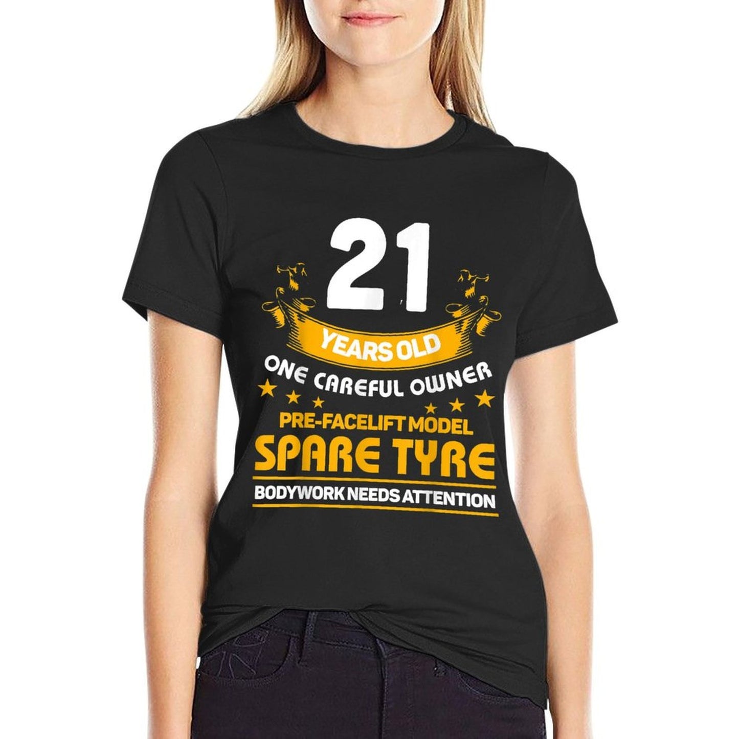 21 Years Old One Careful Owner 21st Birthday Gifts Relaxed-fit T-Shirt