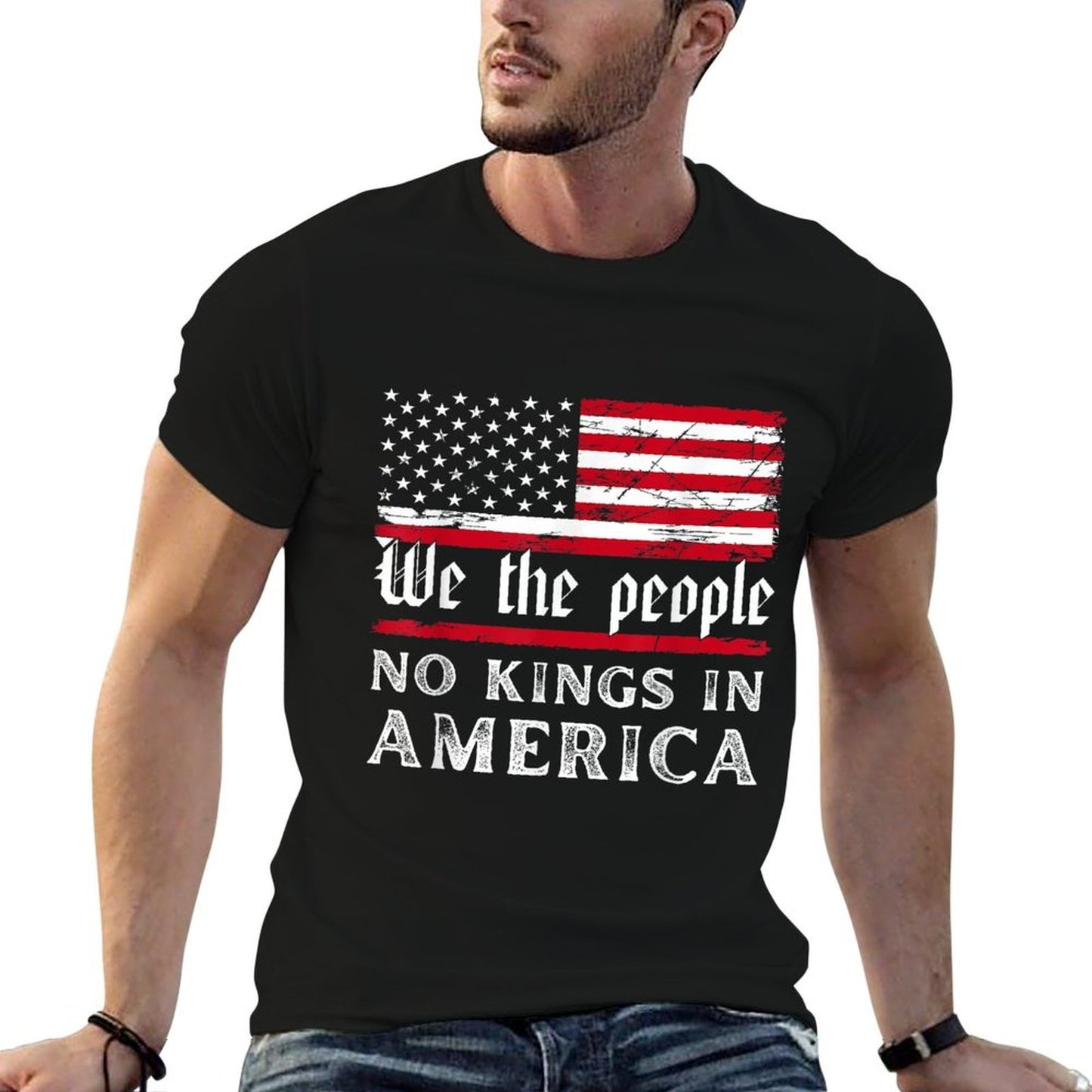 No Kings In America We The People Versatile T-Shirt