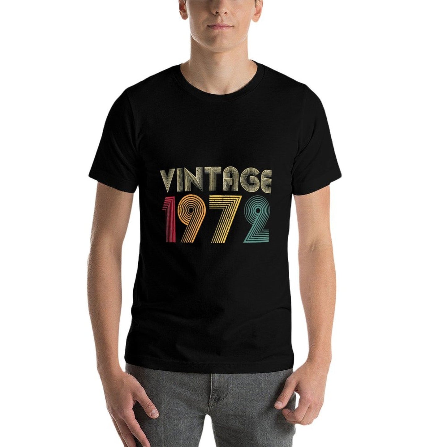 50th Birthday Gift Classic 1972 Vintage Men Women 50 Years Eco-friendly Material T-Shirt