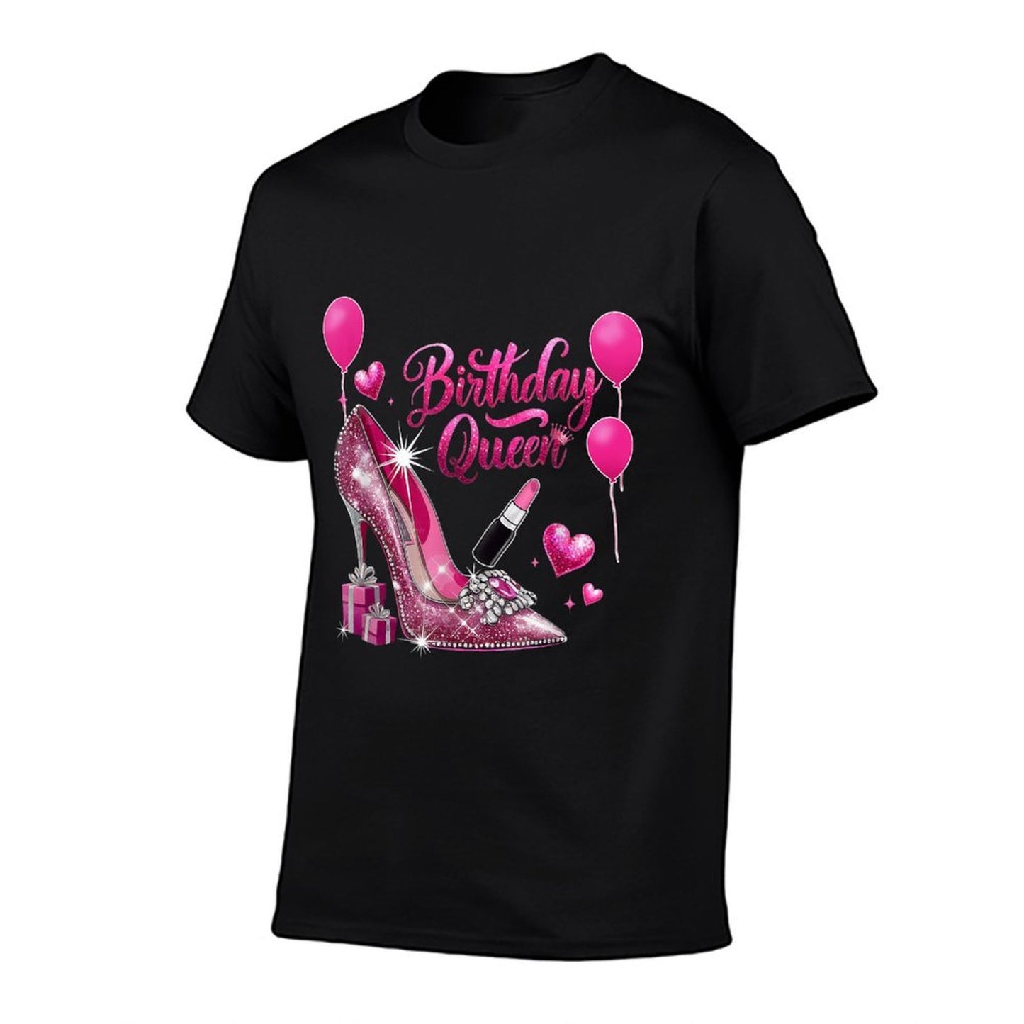 Birthday Queen Crown High Heel Birthday Party Girl Women Classic T-Shirt