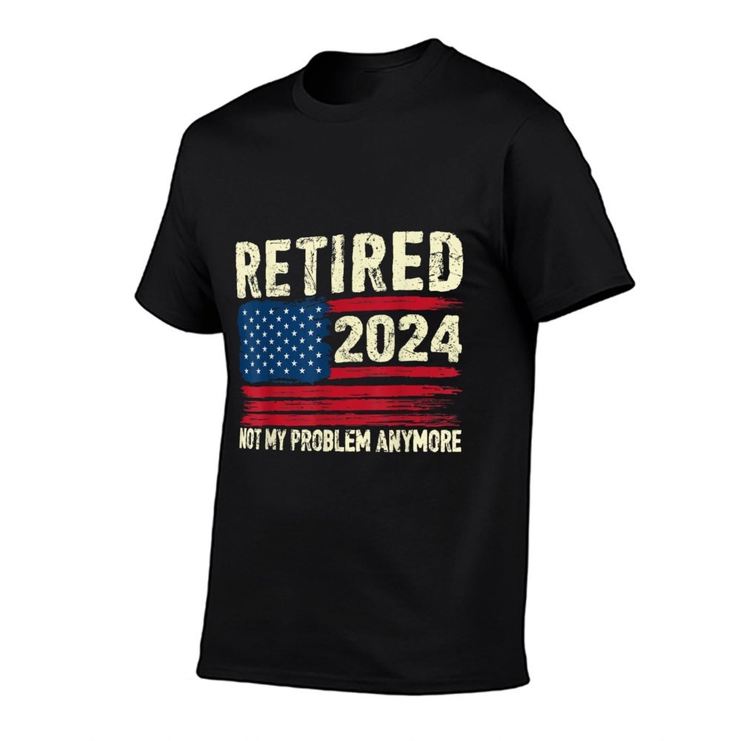 Retired 2024 Not My Problem Anymore Retirement Gifts Vintage-inspired T-Shirt