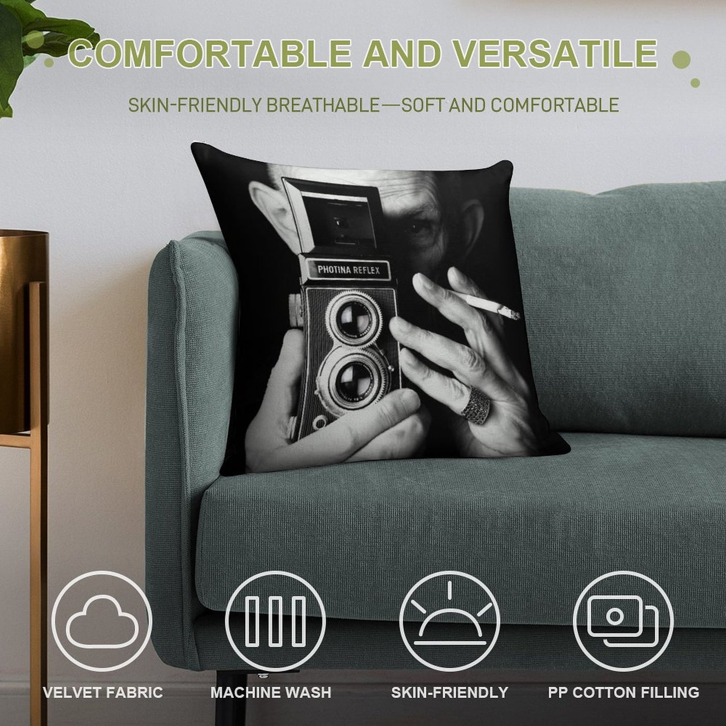 Alois Soft Easy Maintenance Throw Pillow