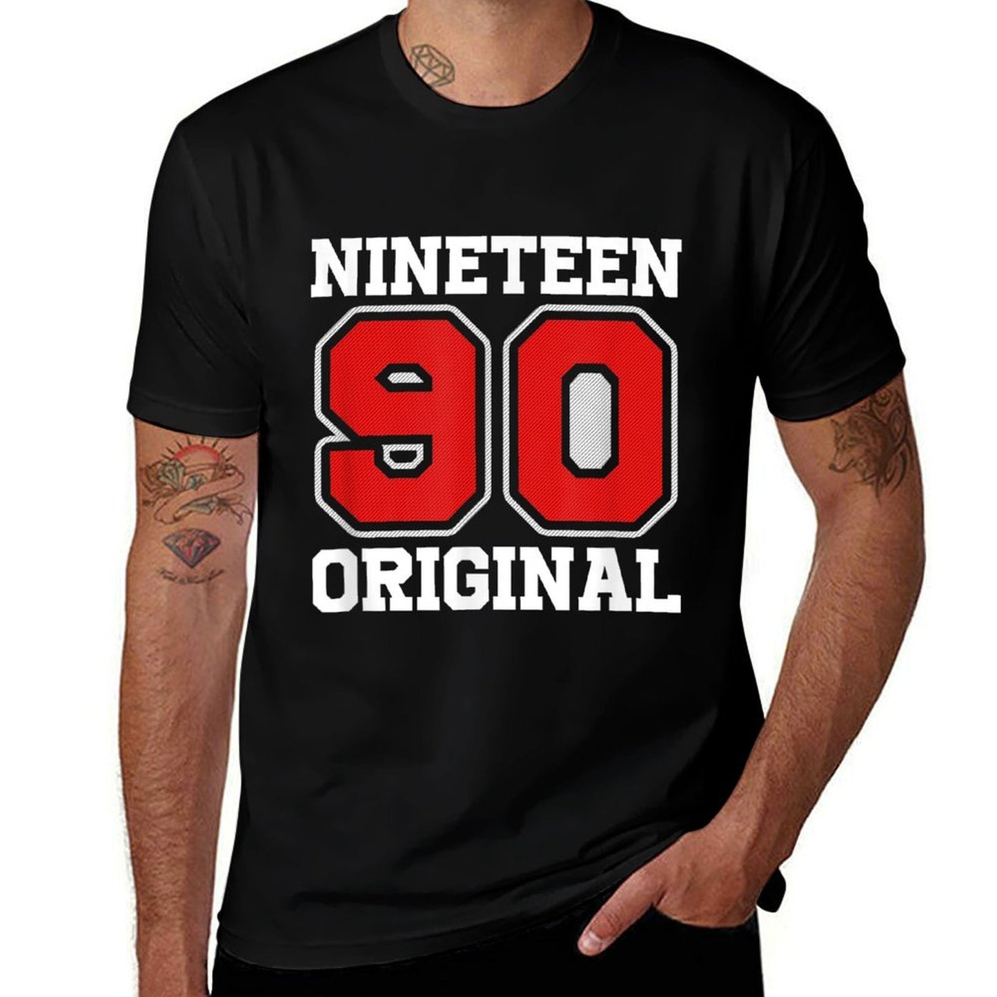 Humor 1990 35 Year Old Bday Men Women 35th Birthday Polyester Blend T-Shirt