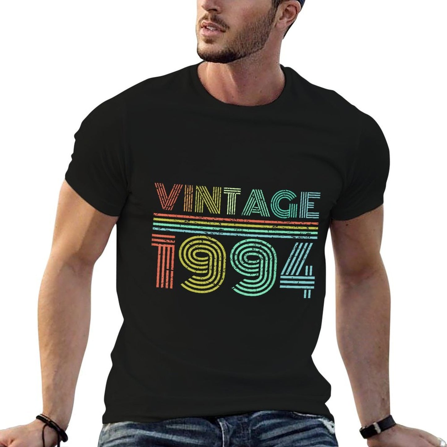 1994 Vintage For Men Women 30th Birthday Heathered Texture T-Shirt