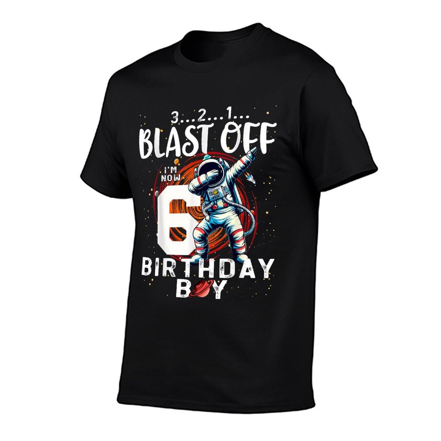 6 Birthday Boy Astronaut Astronomy 6th Year Old Birtday Quick-drying T-Shirt