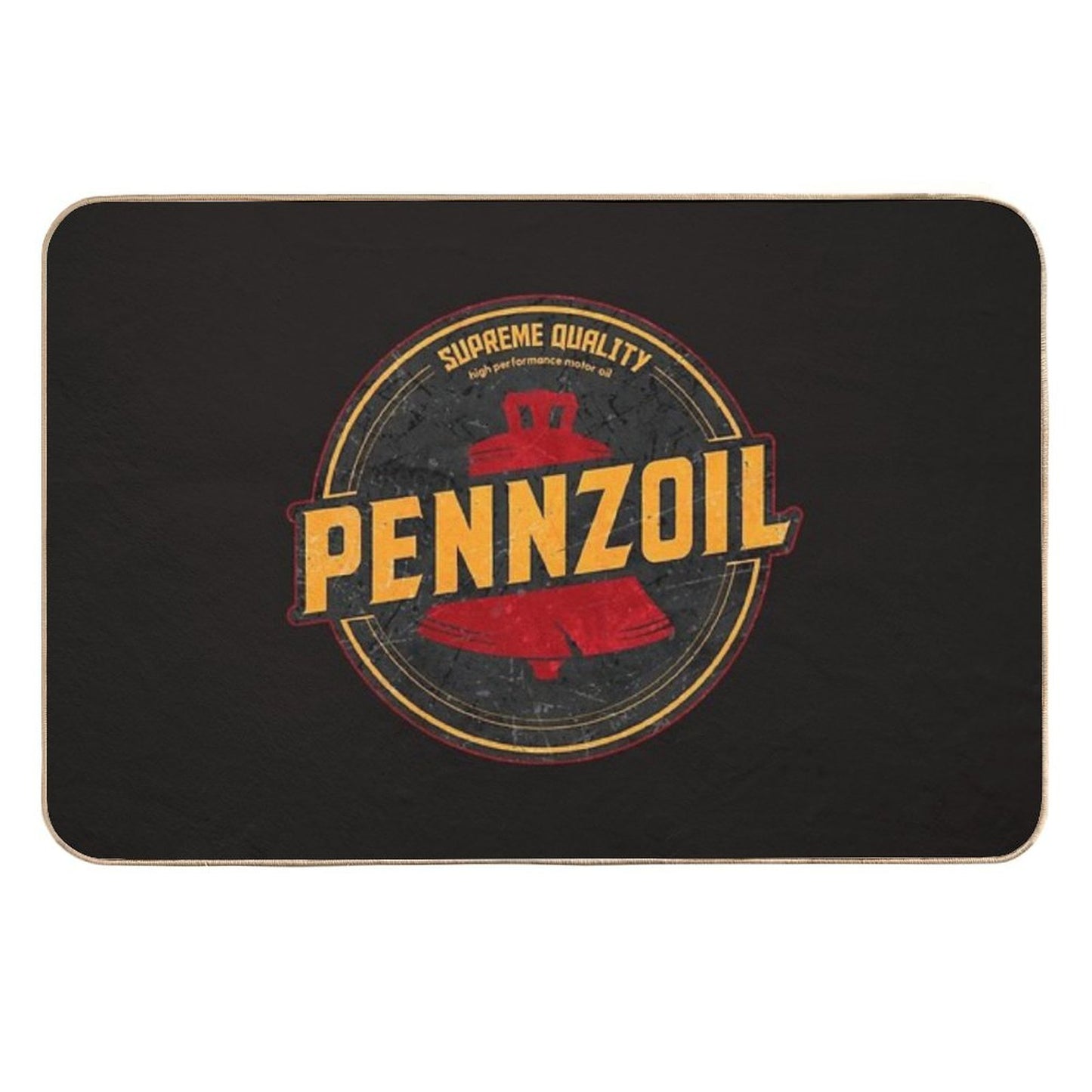Vintage Pennzoil Oil Stain-Proof Bath Mat