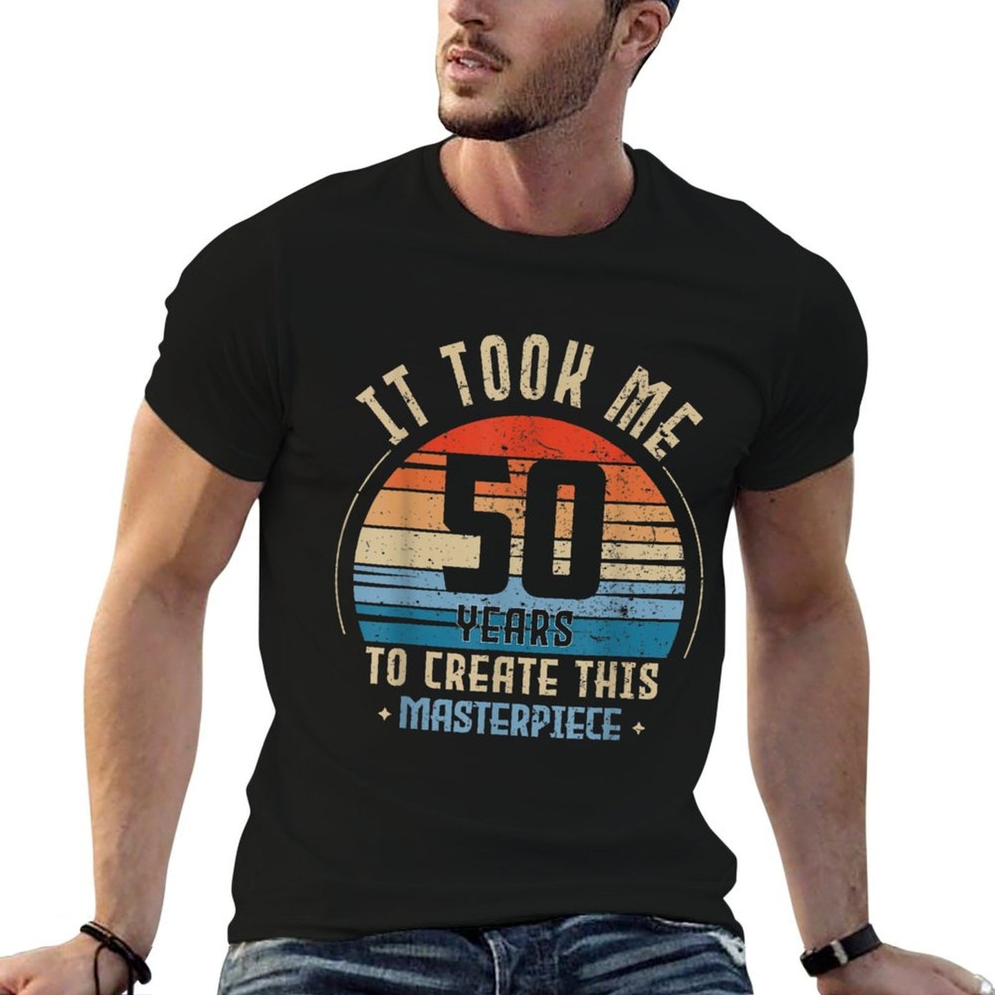 Mens Funny 50 Years Old Joke Gag Gifts for 50th Birthday For Men Quick-drying T-Shirt