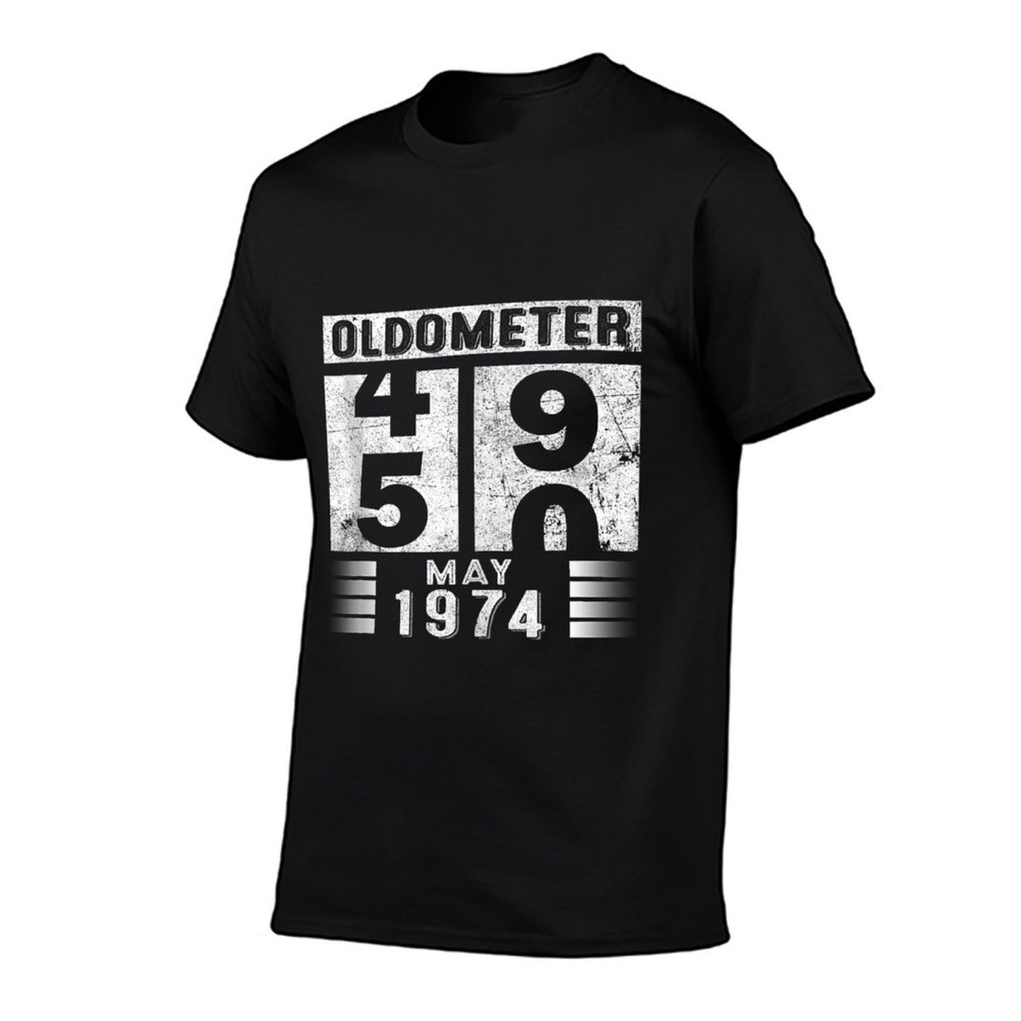 Oldometer 49-50 Born In May 1974 Funny 50th Birthday Dad Comfortable T-Shirt