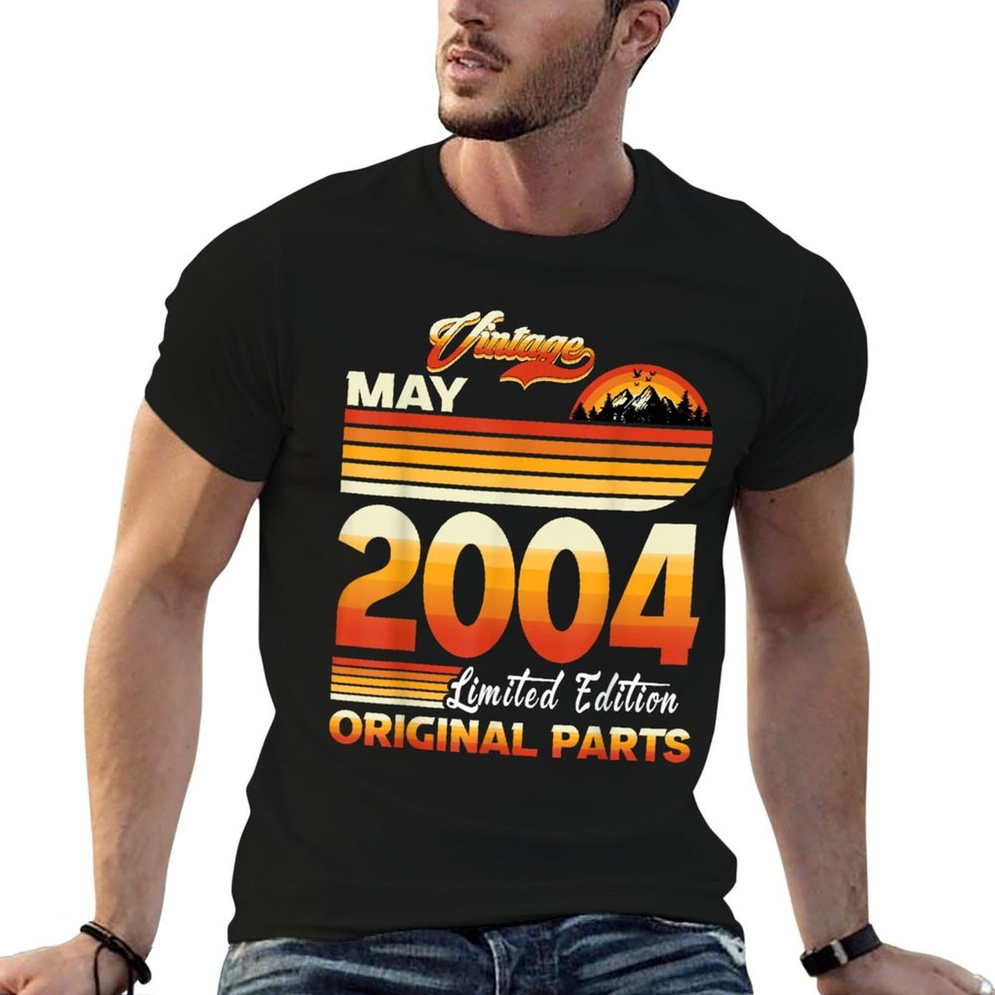 21 Years Old Retro Vintage May 2004 Funny 21st Birthday Soft T-Shirt