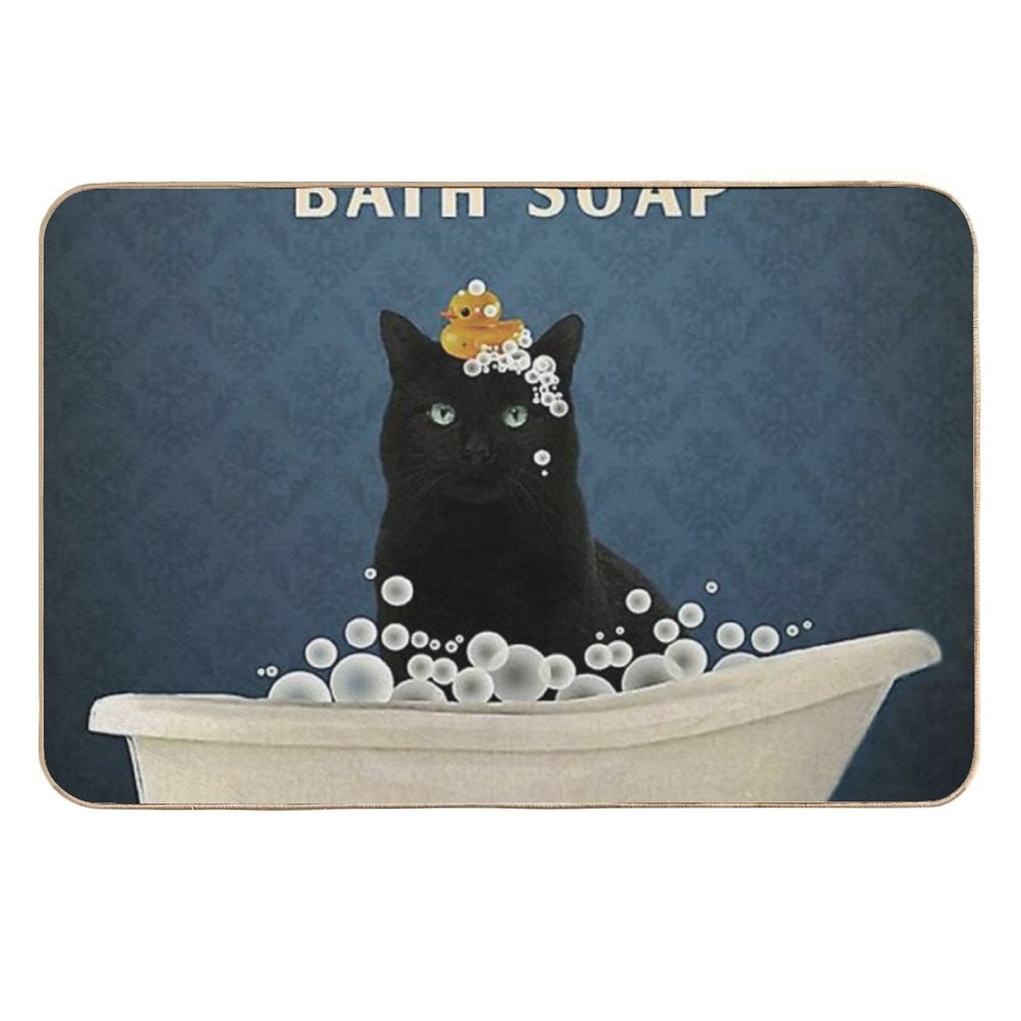 Black Company Bath Cool Durable Bath Mat
