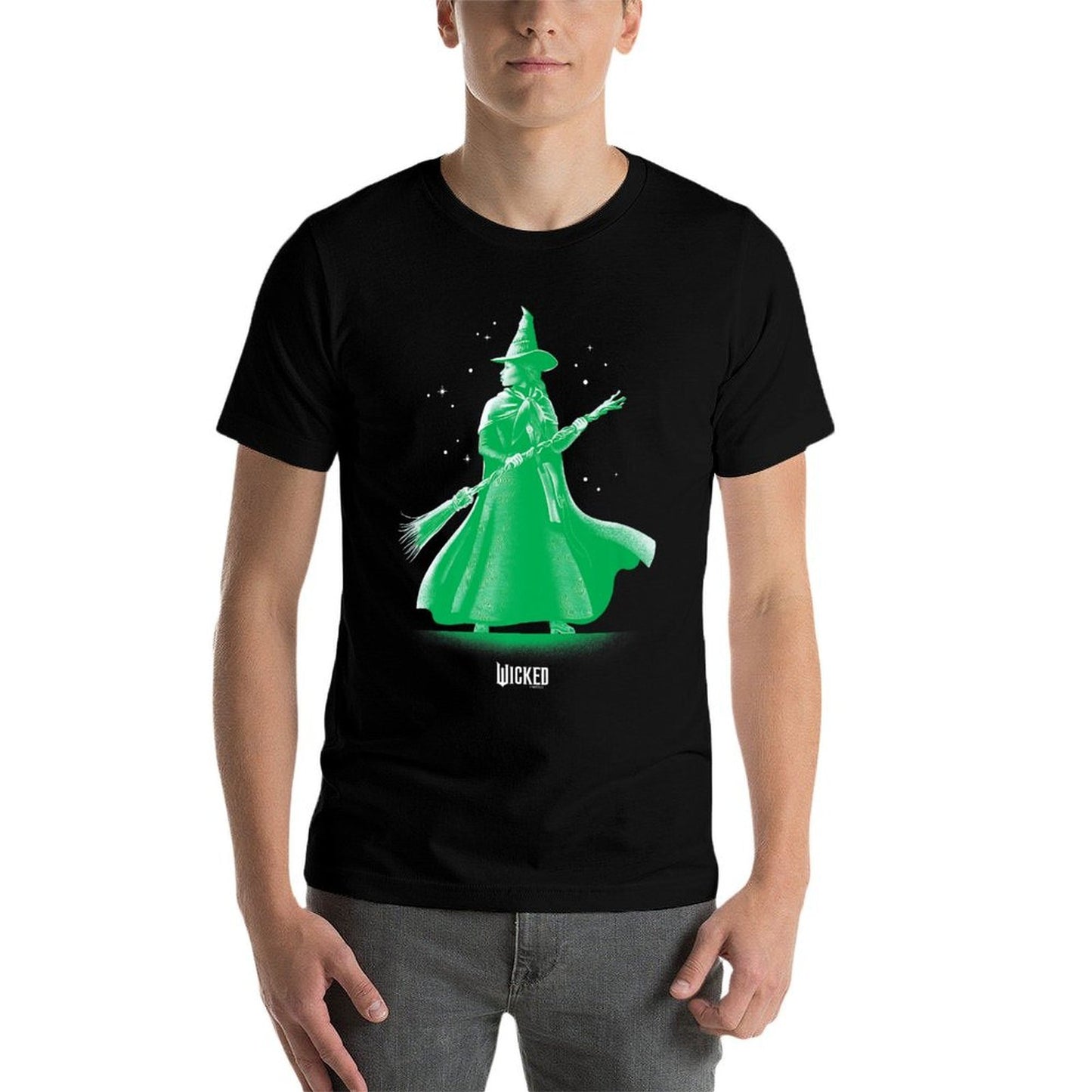Wicked Elphaba Pose Tonal Premium Trendy Pattern T-Shirt