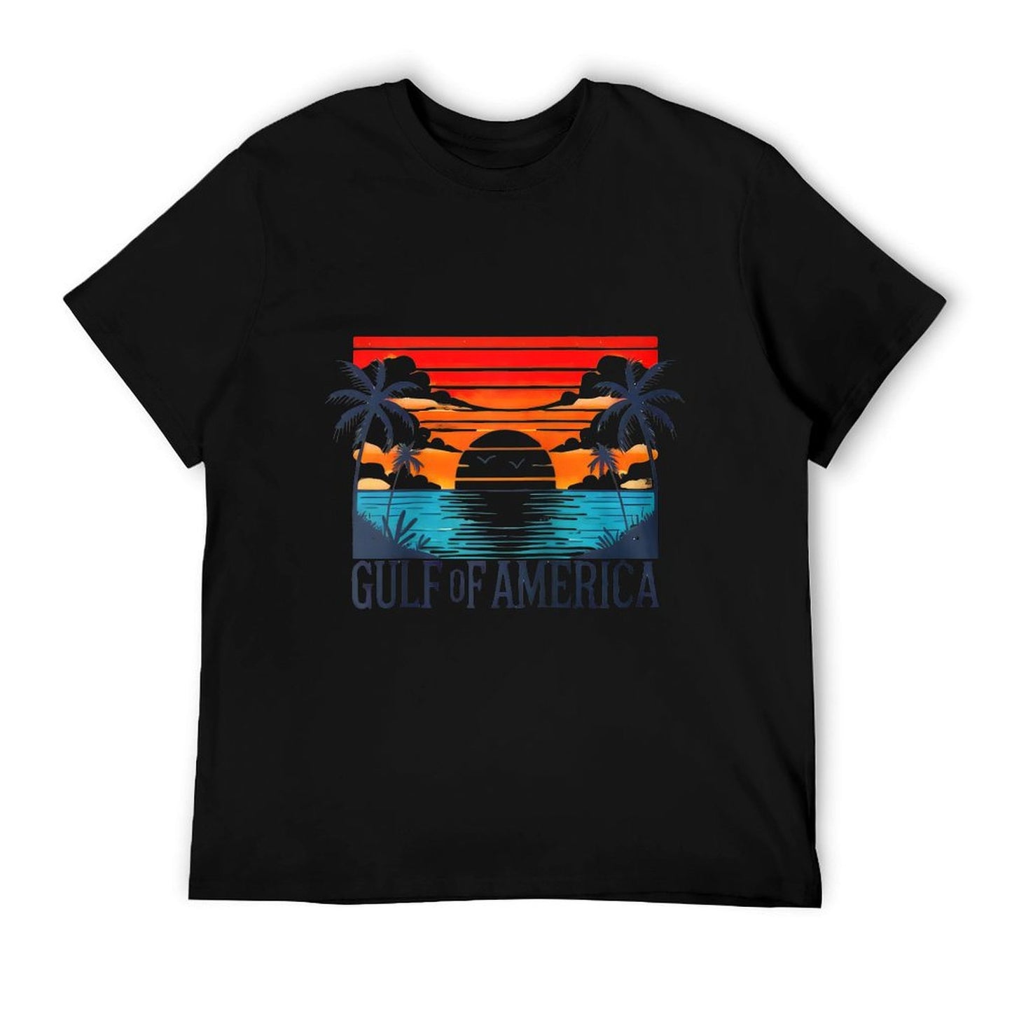 Gulf of USA America Raglan Baseball Polyester Blend T-Shirt