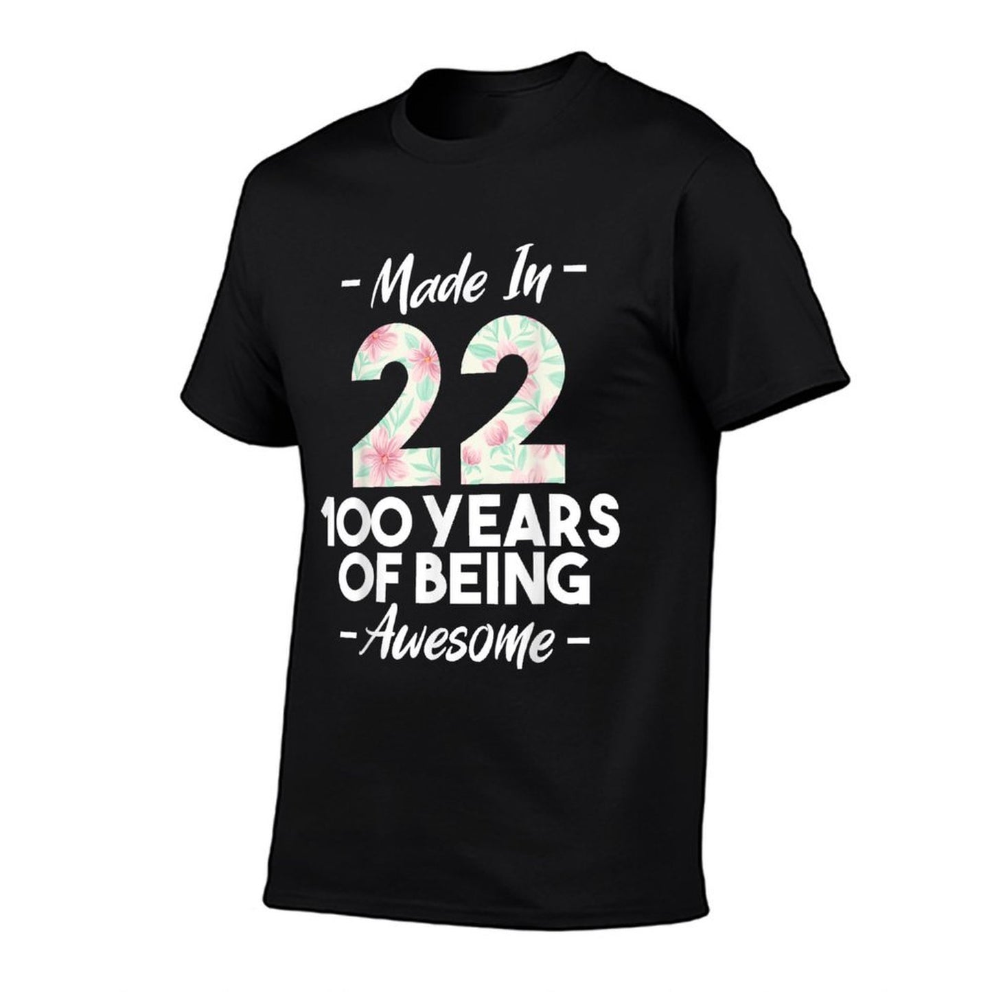 Made In 1922 100 Years Of Being Awesome 100th Birthday Relaxed-fit T-Shirt