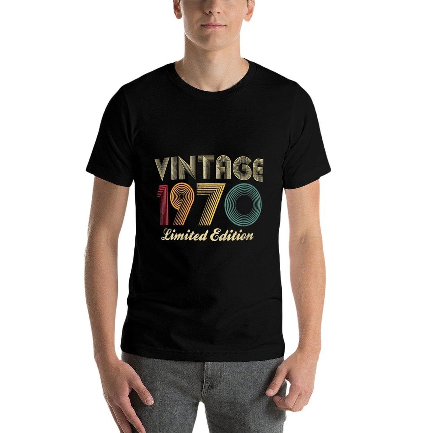 Womens 1970 Birthday Gift Vintage Limited Edition - Men Women Wrinkle-resistant T-Shirt