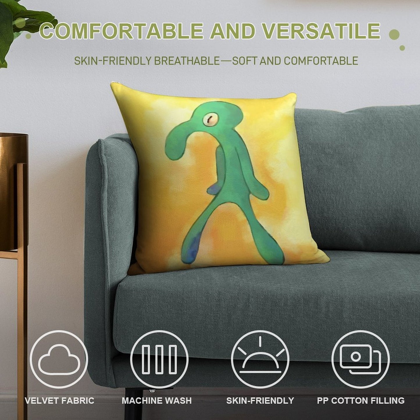 High Res Bold And Brash Repaint Soft Luxury Feel Throw Pillow