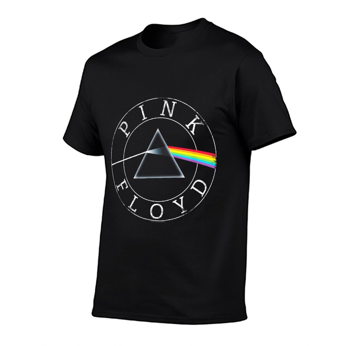 Pink Floyd Rock Band Prism Circle Logo Trendy Pattern T-Shirt
