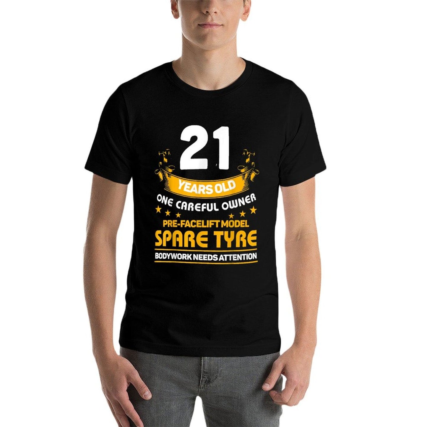 21 Years Old One Careful Owner 21st Birthday Gifts Relaxed-fit T-Shirt