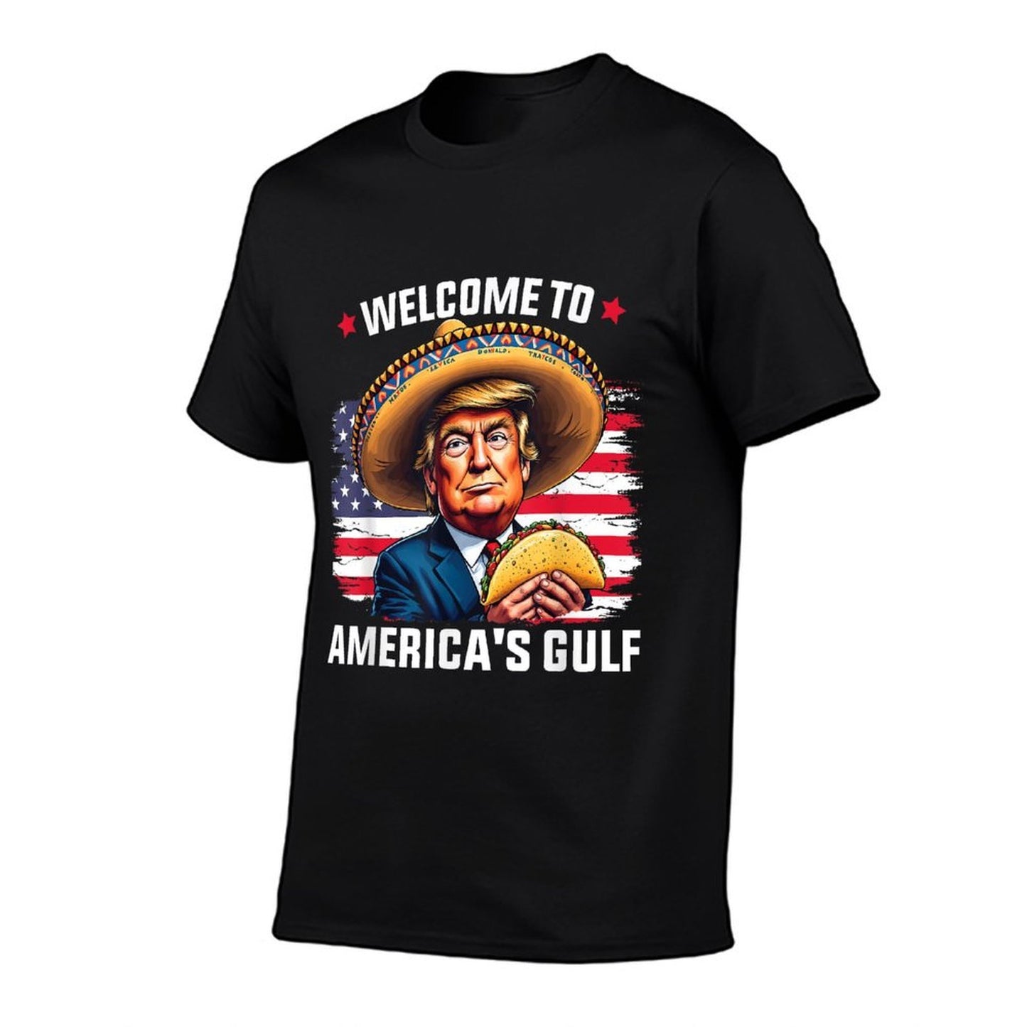 Welcome To America's Gulf of United States of America Trump Easy-care T-Shirt