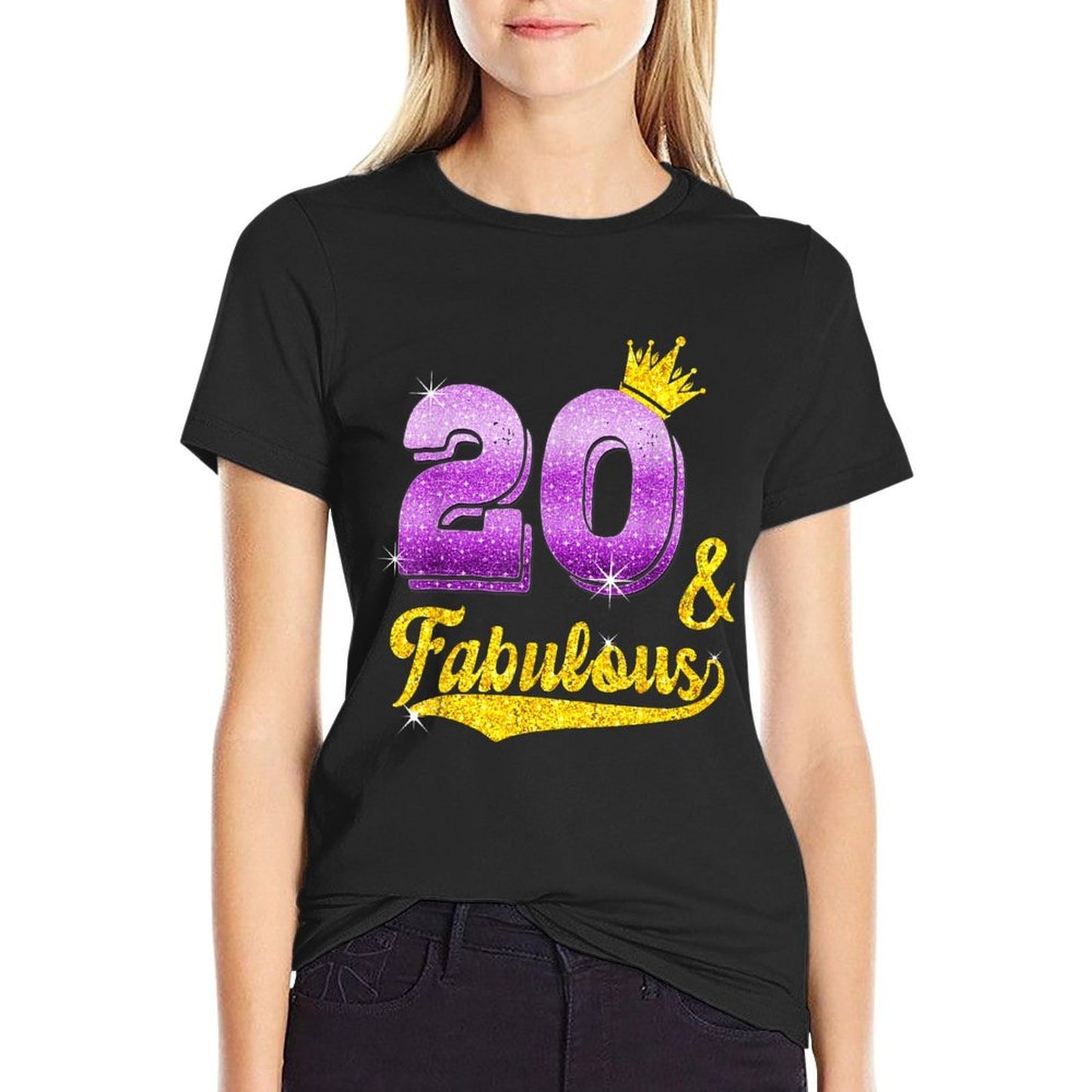 20 And Fabulous - 20 Years Old Gift - 20th Birthday Quick-drying T-Shirt