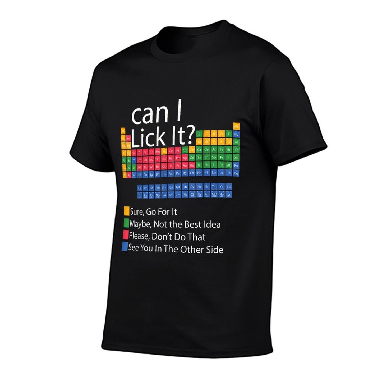 Can I Lick It Funny 100 Days of School Periodic Table Classic T-Shirt