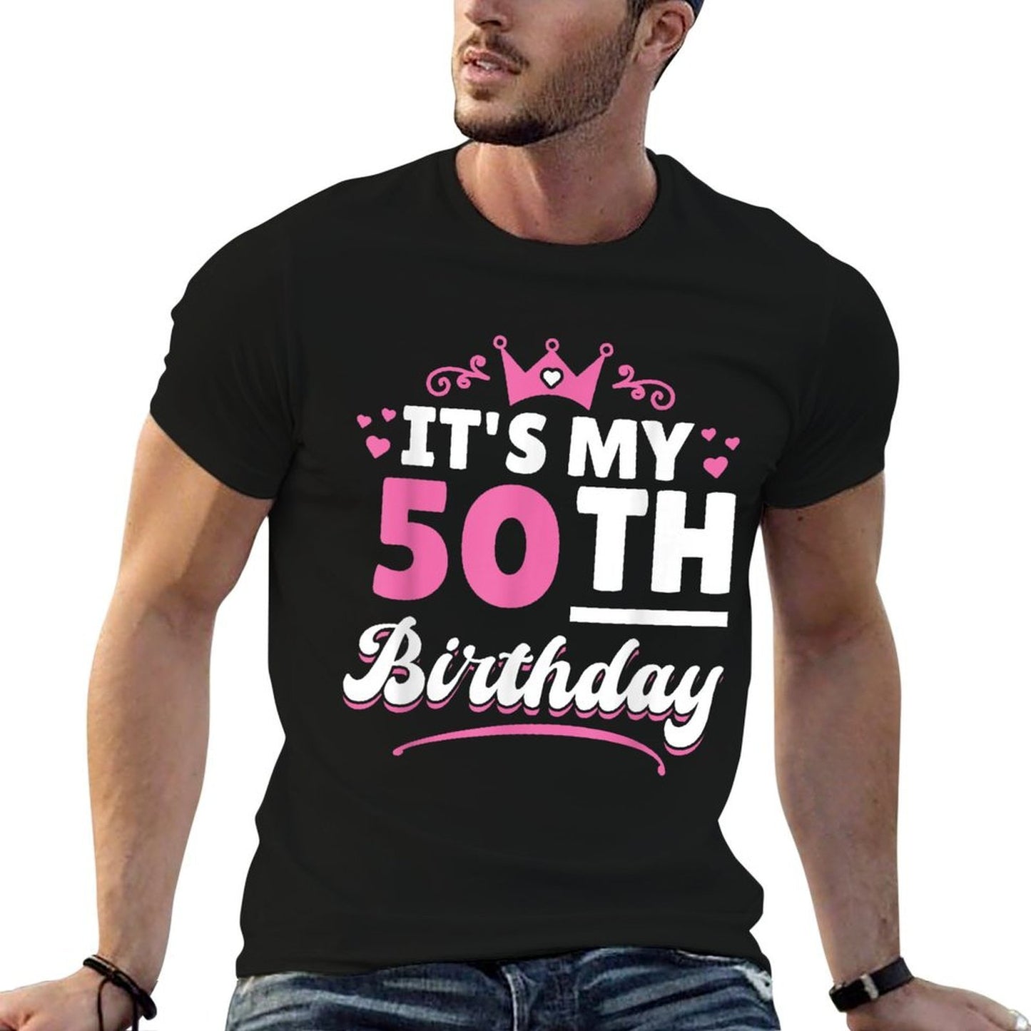 50 Years Woman It's My 50th Birthday Vintage-inspired T-Shirt