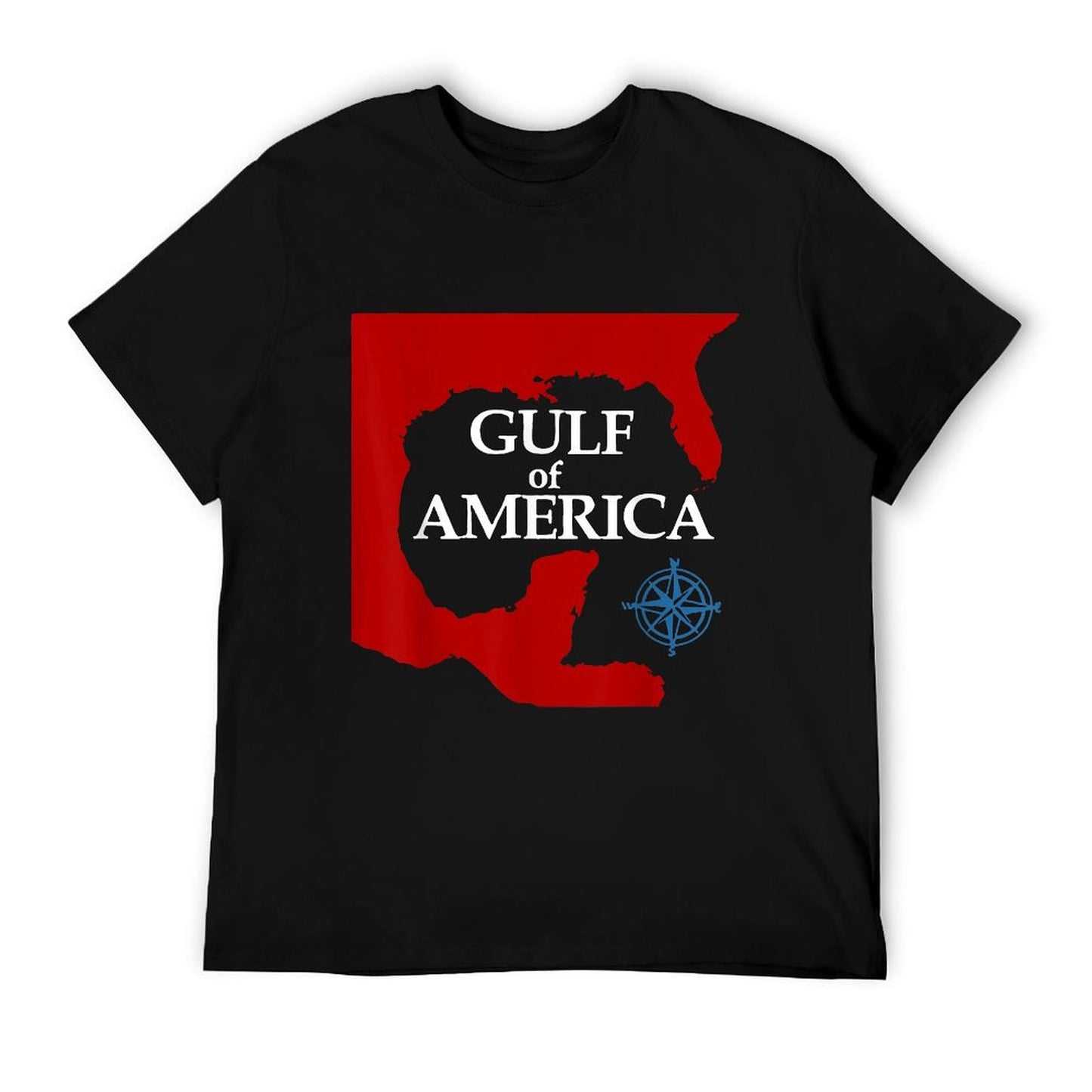 Welcome To America's Gulf Mexico Funny President Trump Rolled Sleeves T-Shirt