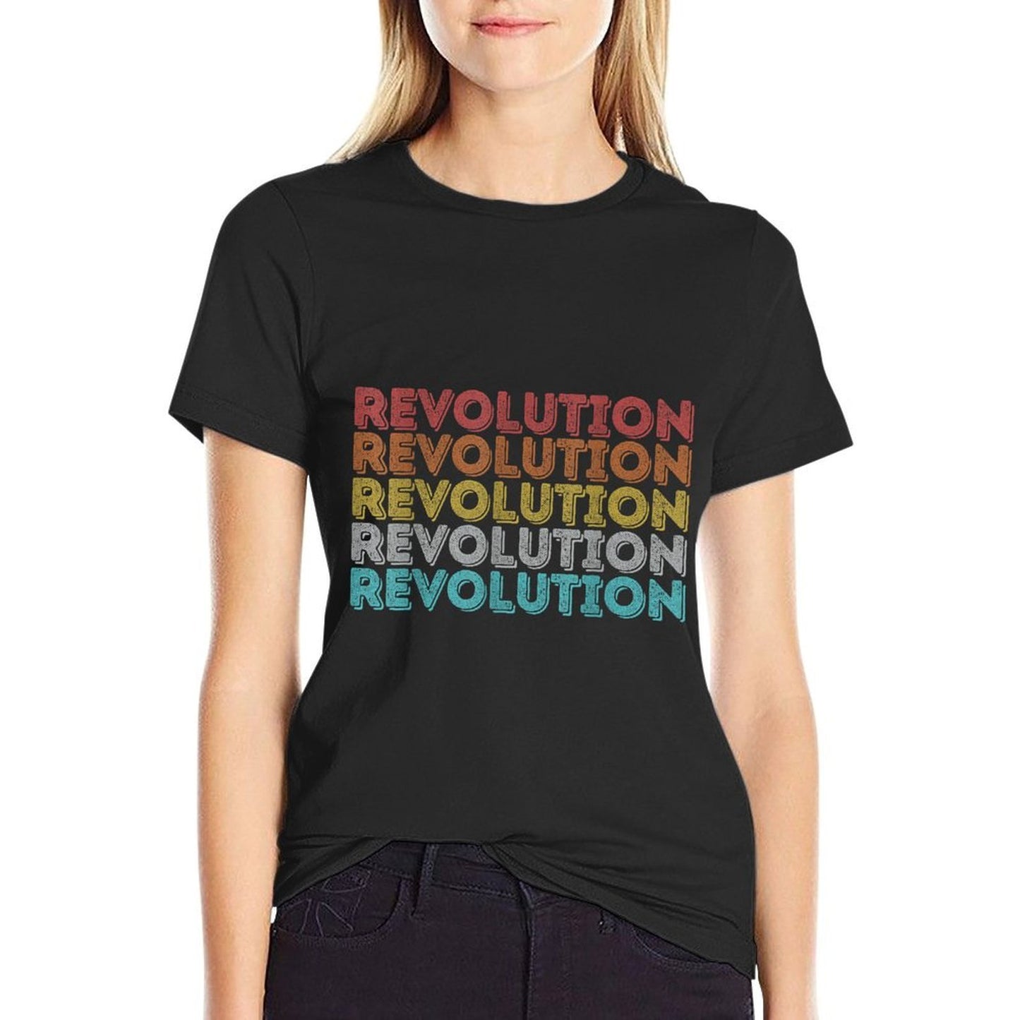 Vintage Retro Revolution Affordable Price T-Shirt