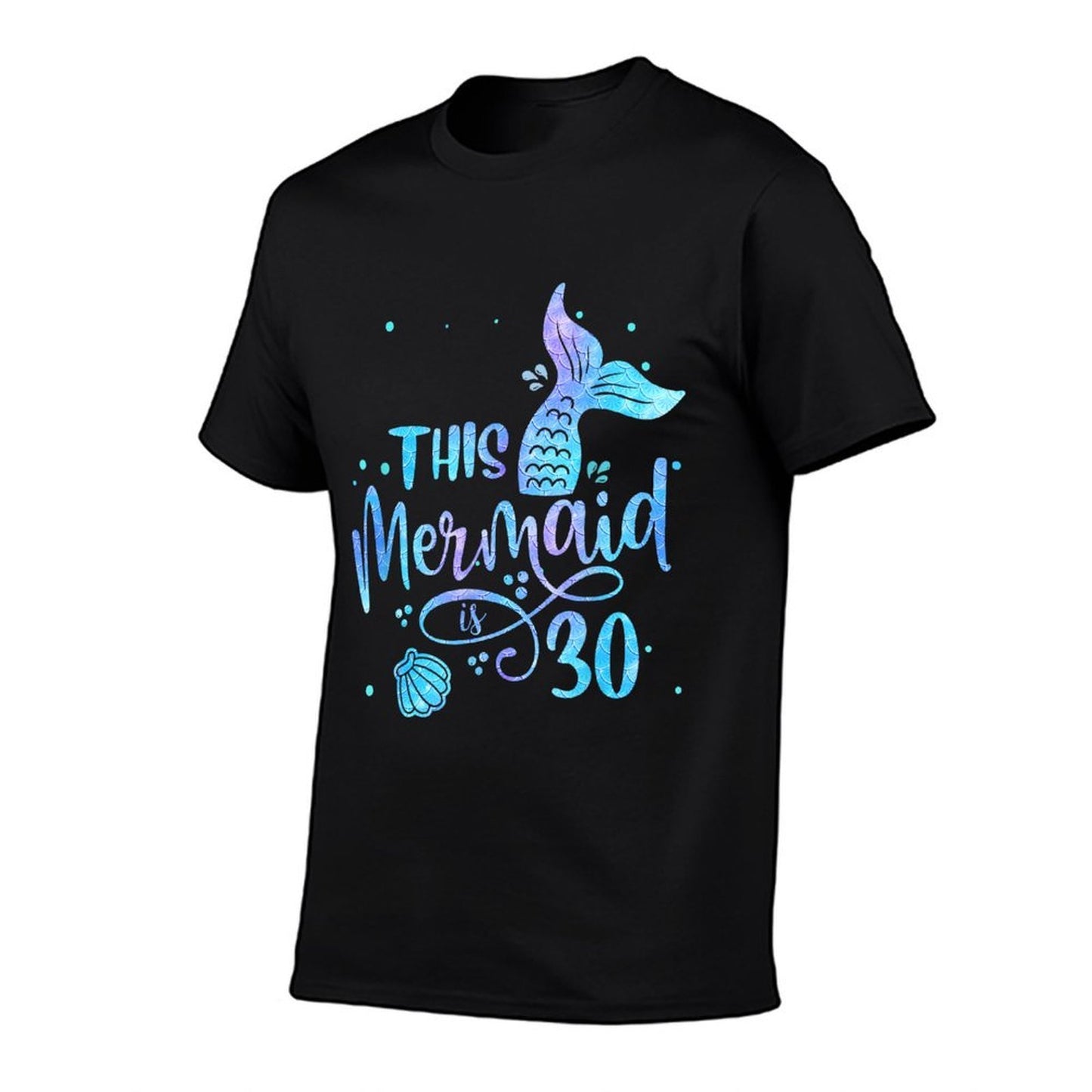 This Mermaid Is 30 Years Old 30th Birthday Mermaid Girl Vintage-inspired T-Shirt