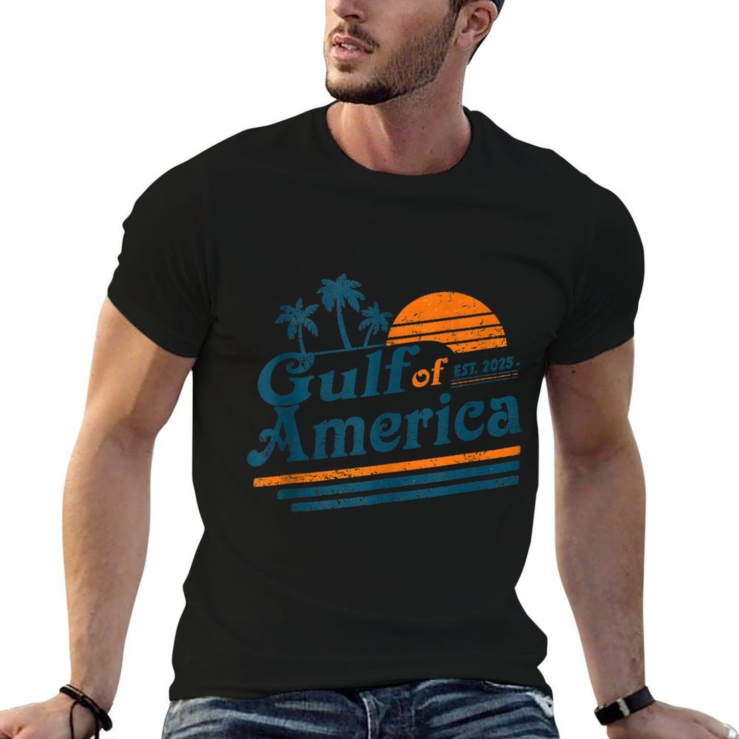 Gulf of US America Shirt Retro Golf of US America Shirt Tank Top High-quality Stitching T-Shirt