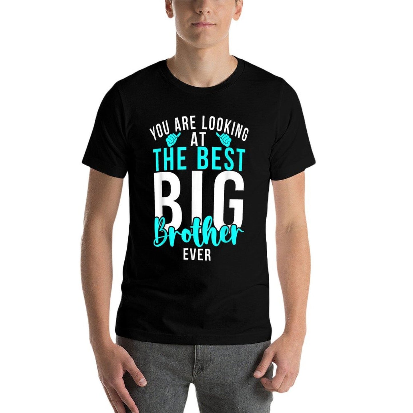 You Are Looking at The Best Big Brother Ever Big Brother Slim-fit Cut T-Shirt