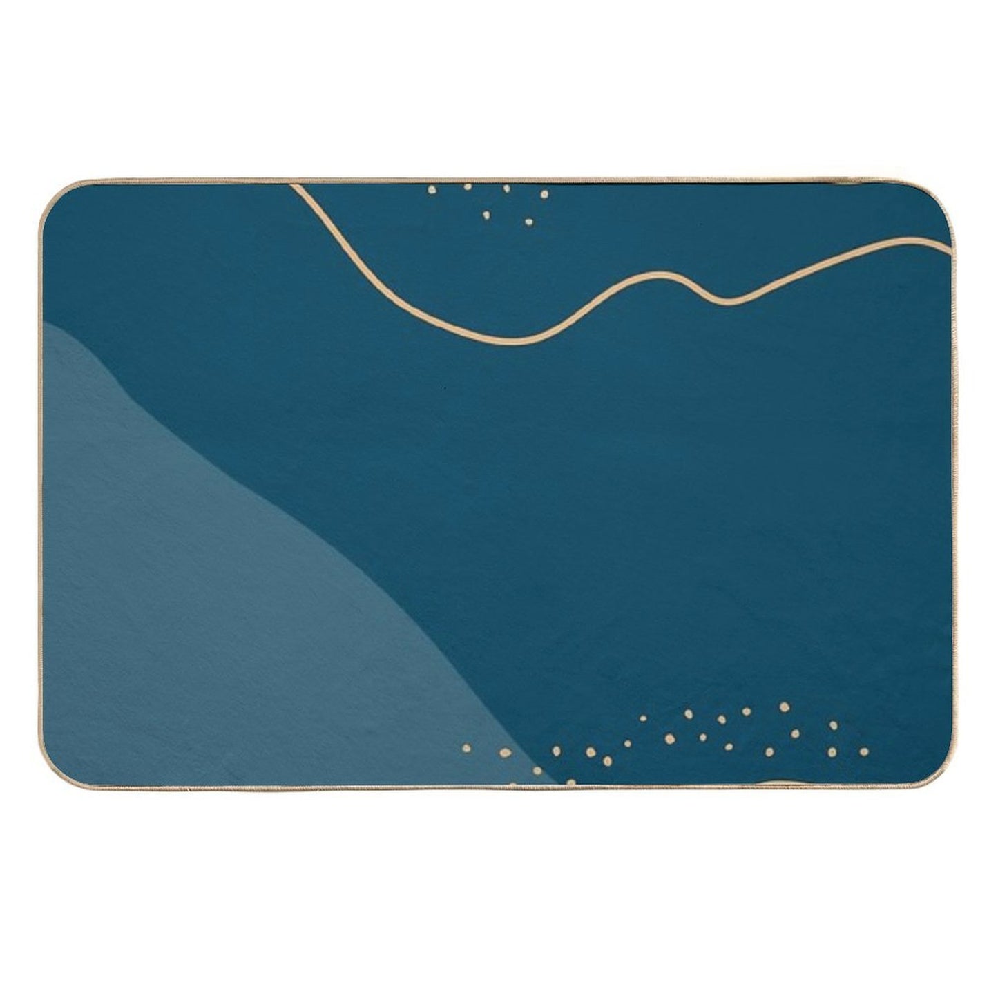 Night Sky Repositionable Bath Mat