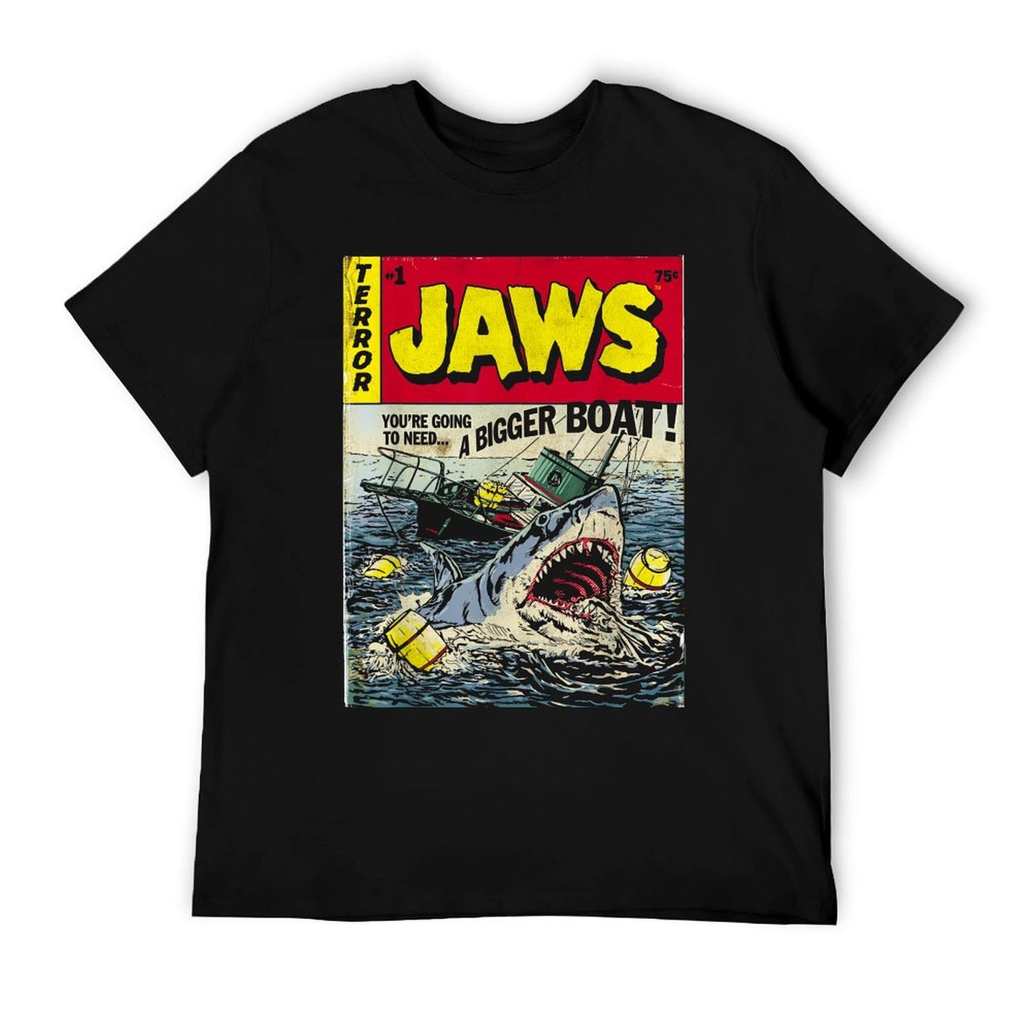 Jaws Pulp Attack Comic Cover Breathable T-Shirt