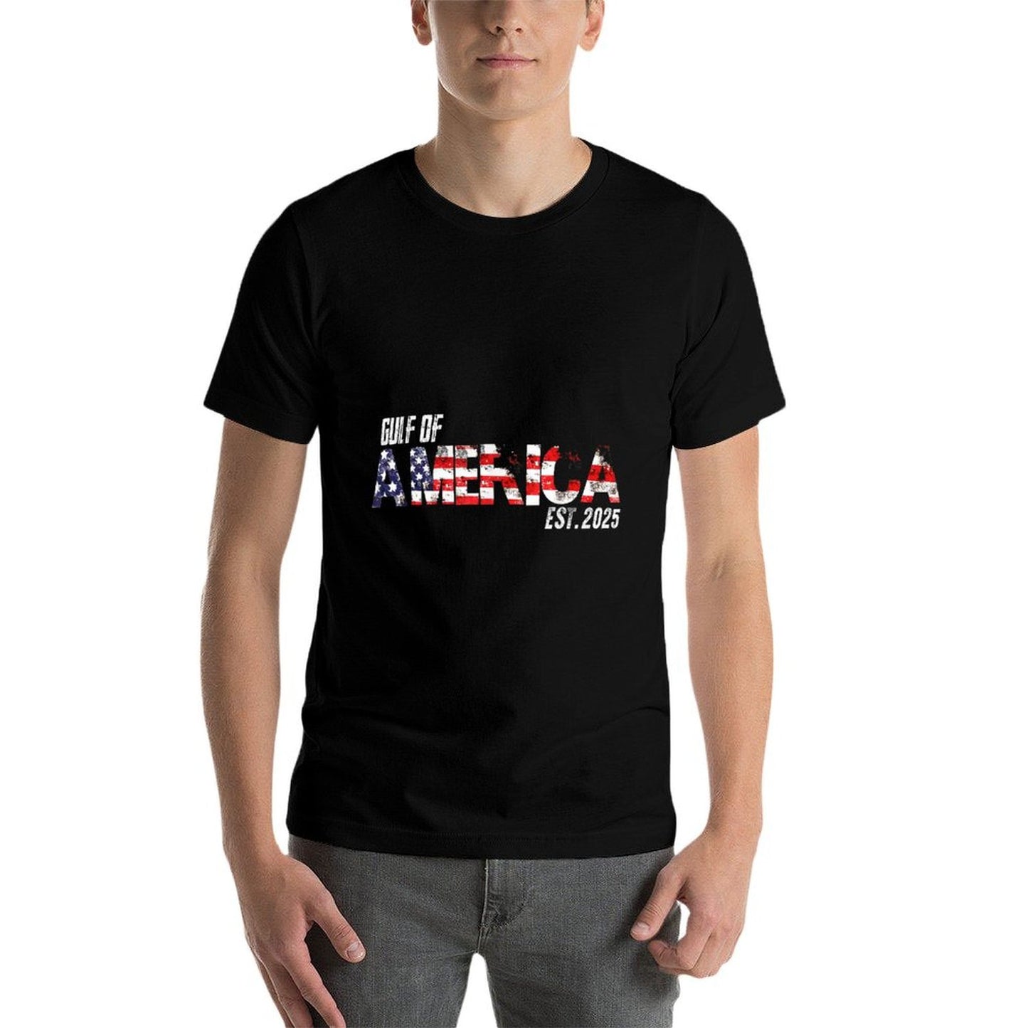 Gulf Of US America Est 2025 Vintage American Flag Quick-drying T-Shirt