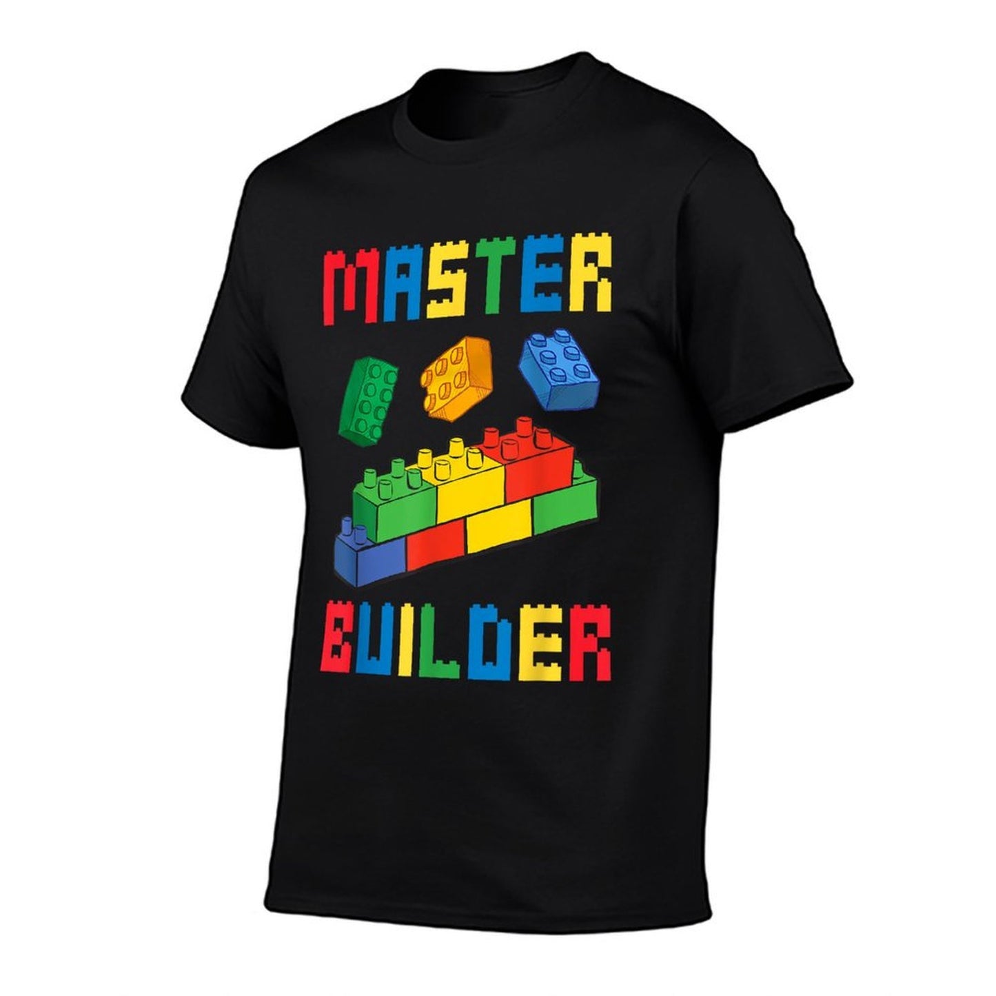 Brick Builder Funny Blocks Building Master Builder Toys Kids Versatile T-Shirt