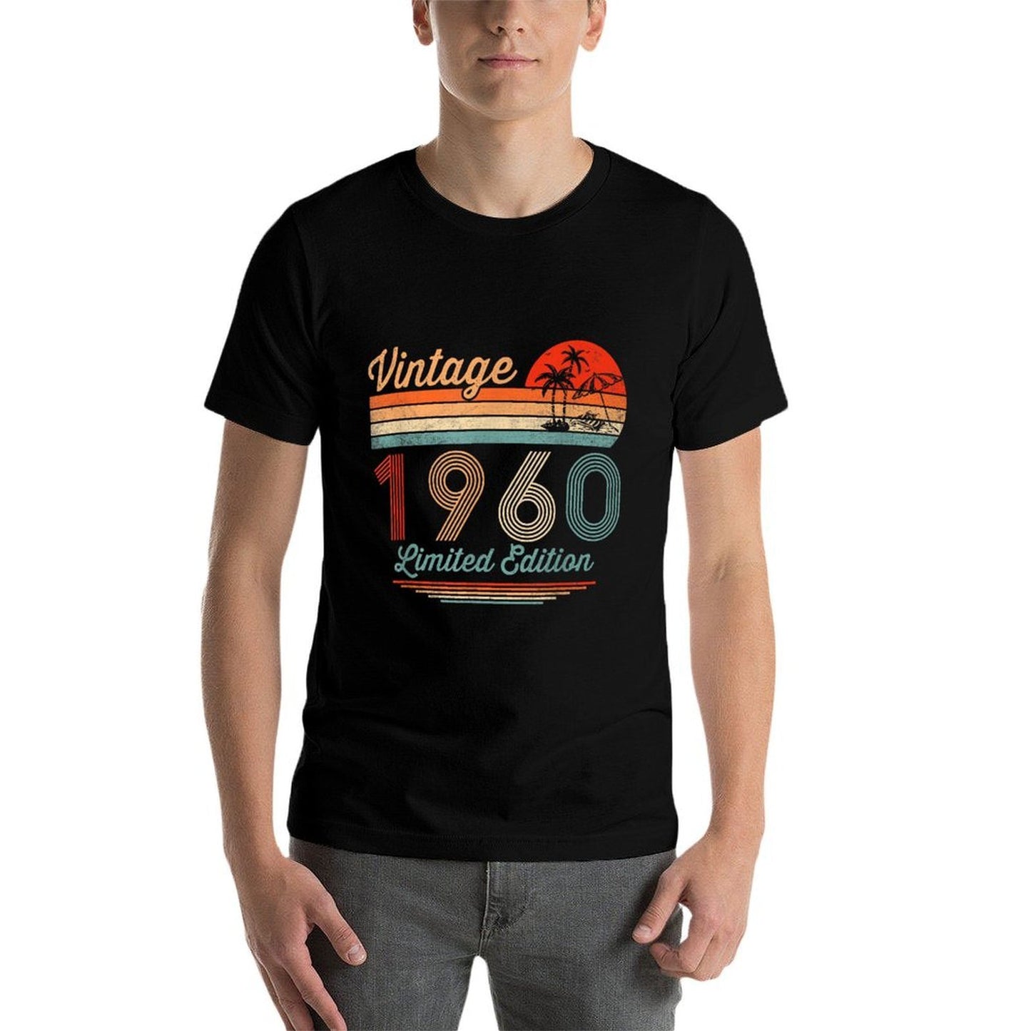 Vintage 1960 Limited Edition 65 Year Old Gifts 65th Birthday Polyester Blend T-Shirt