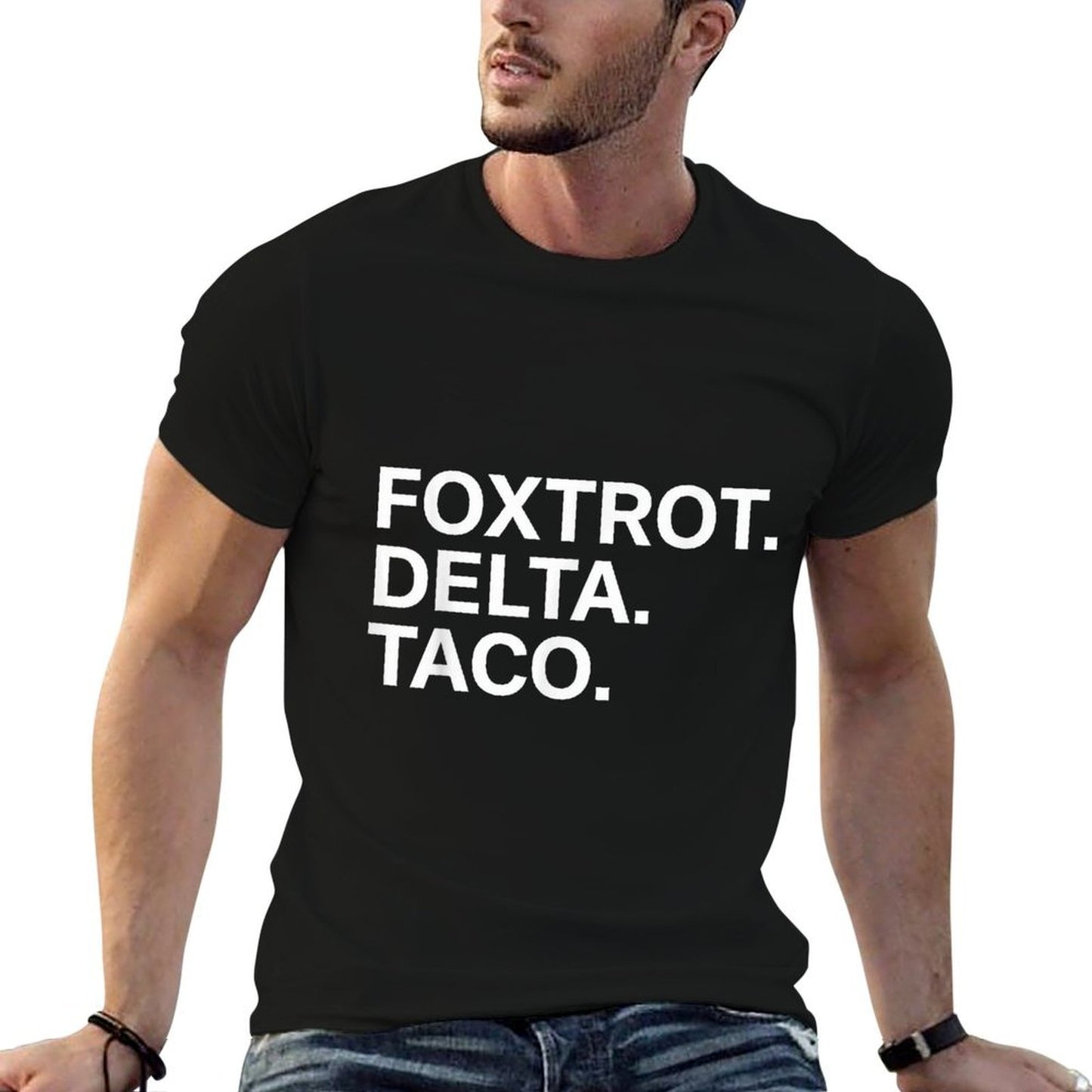 Foxtrot Delta Taco Military Funny Design Lightweight T-Shirt