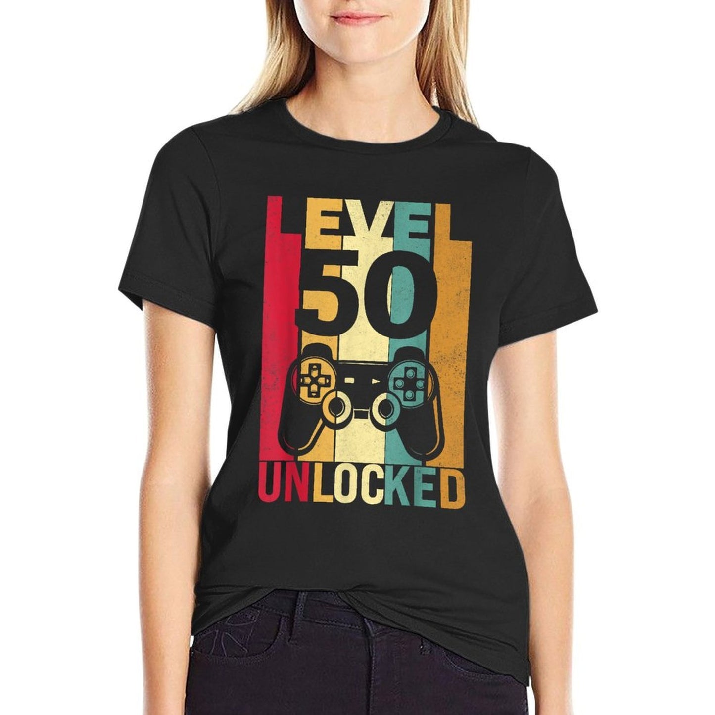 1971 1972 Birthday Men Male Him Fun 50 Funny 50th Birthday Oversized Silhouette T-Shirt
