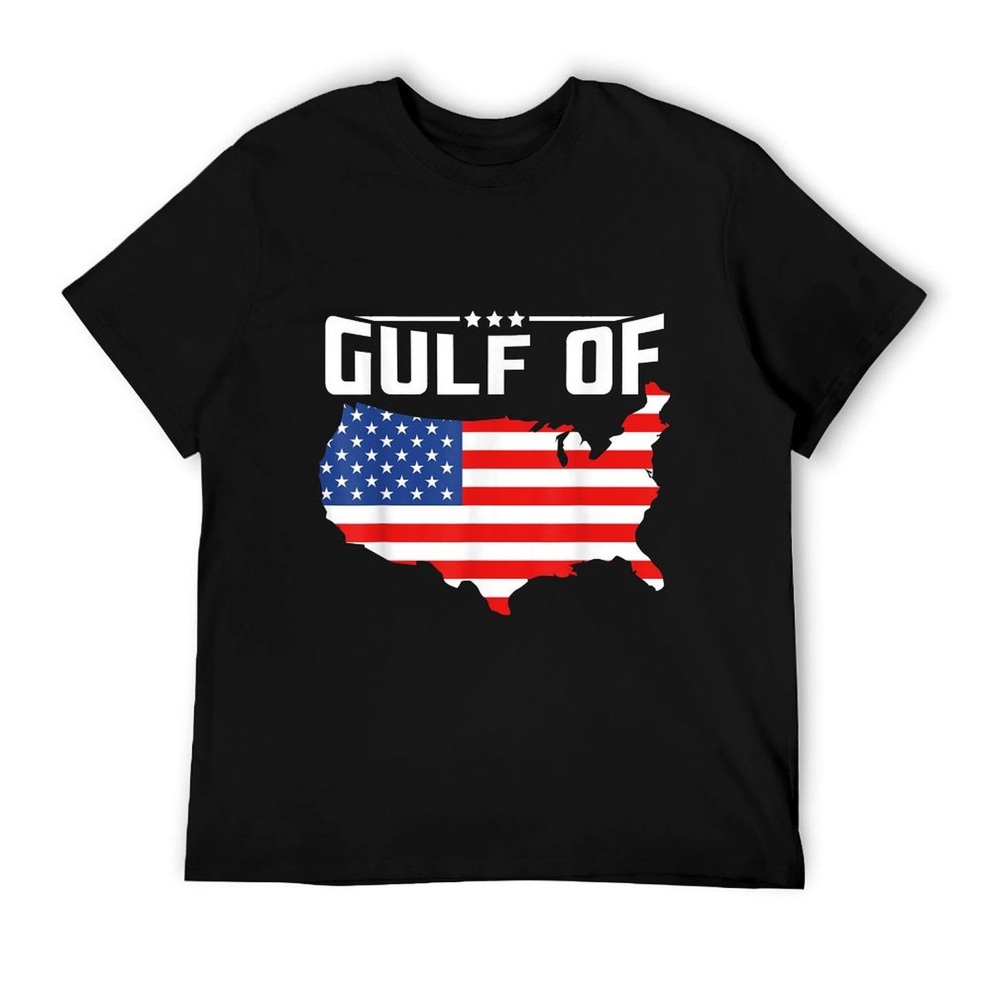 Gulf Of United States Of America Funny USA Flag Stretchy T-Shirt