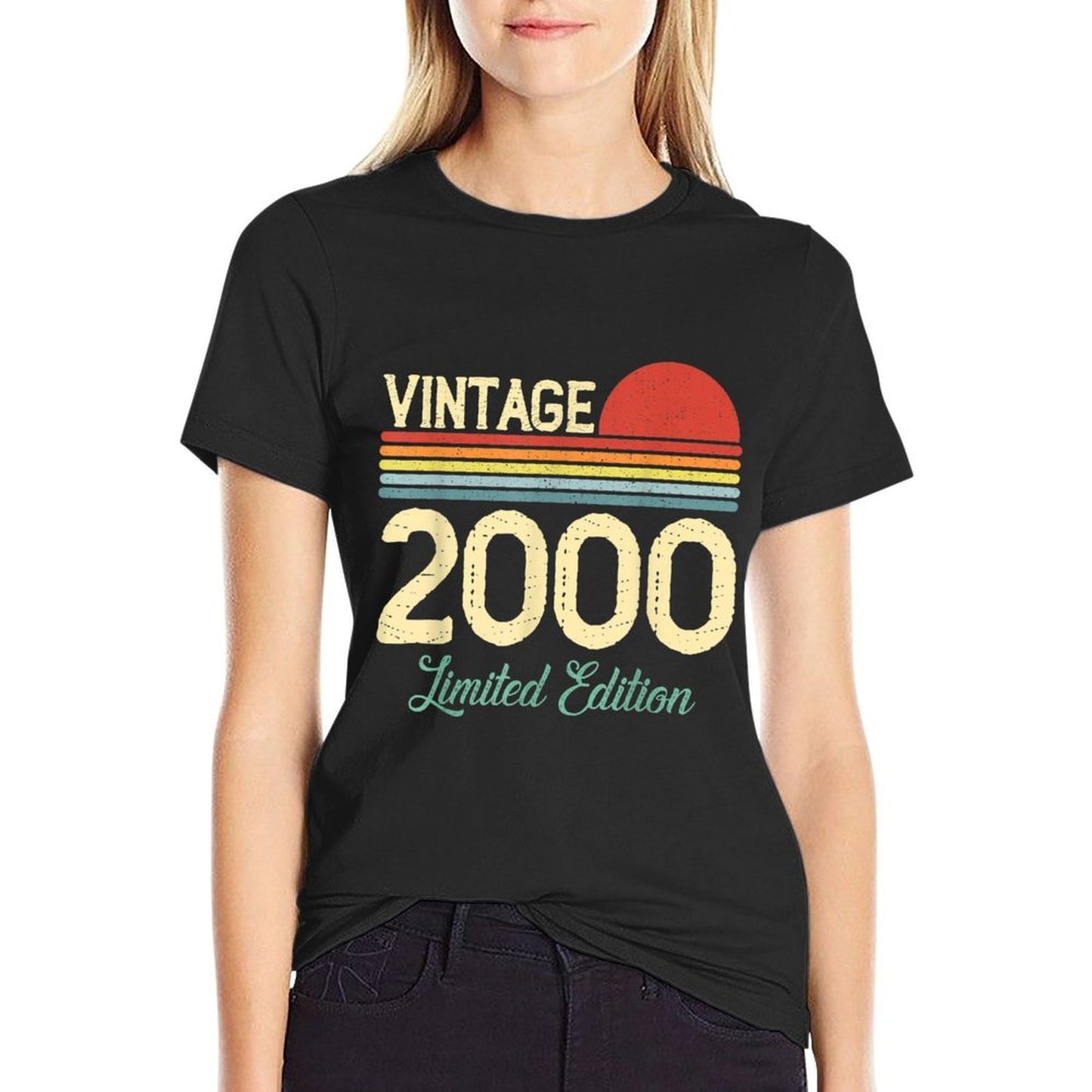 22 Years Old Vintage 2000 Classic Happy 21st Birthday Lightweight T-Shirt