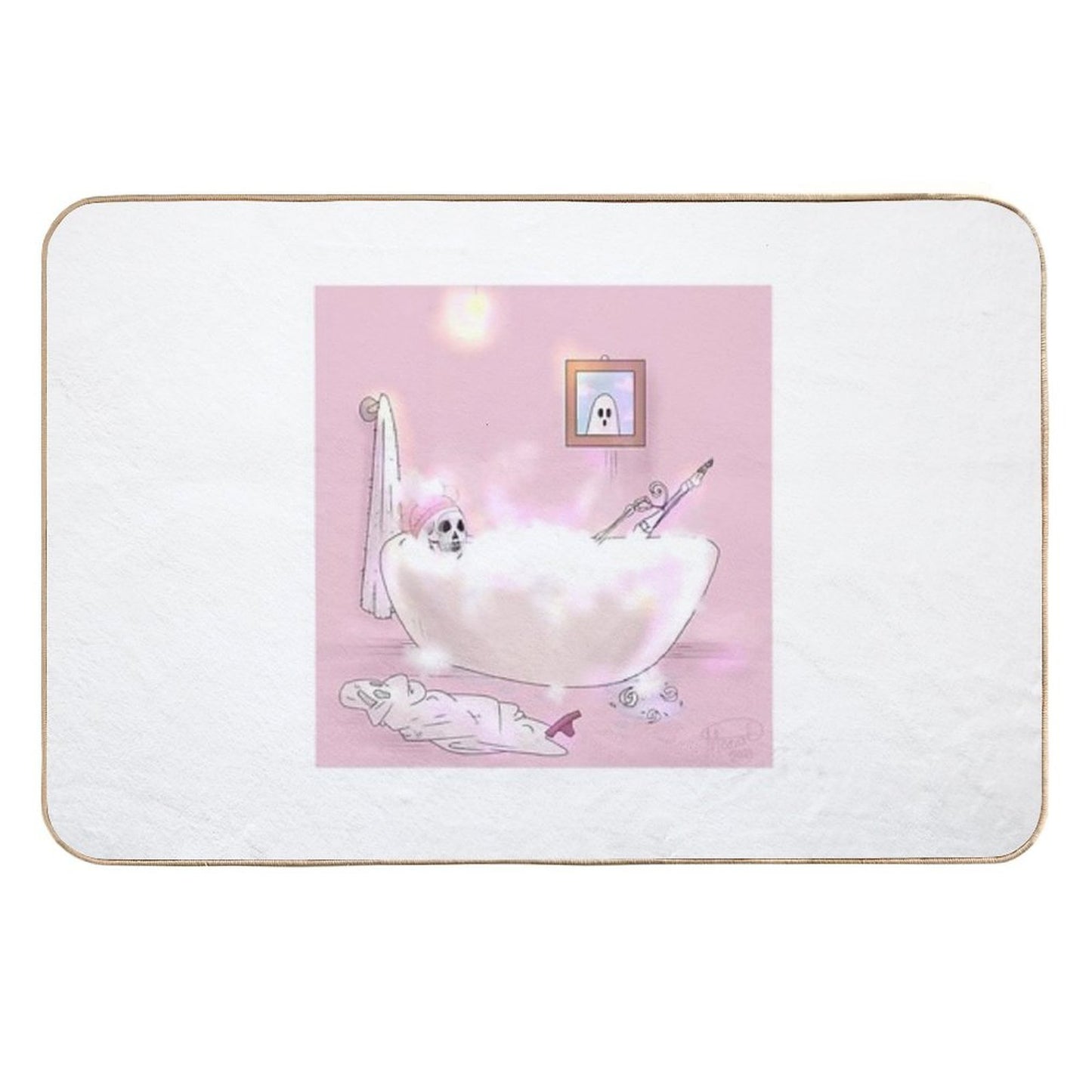 Ghost's SpaDay Repositionable Bath Mat