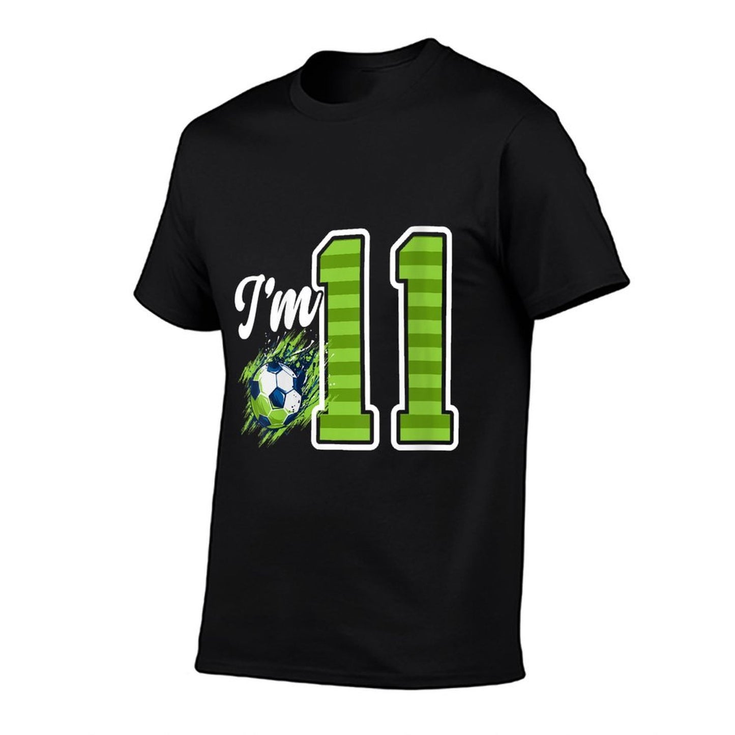 Womens 11th Soccer Birthday Party Eleven Year Old Soccer Player Stretchy T-Shirt