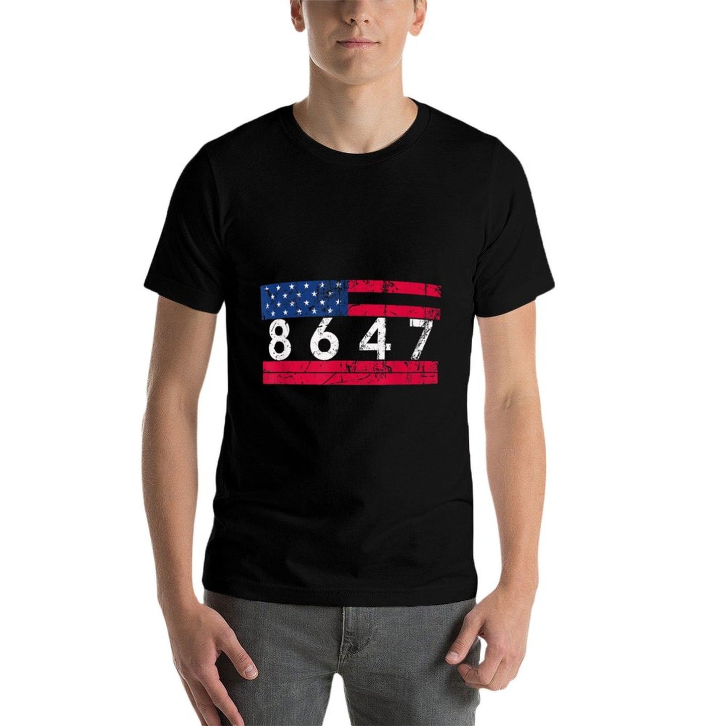 Anti Trump Impeach 47 8647 86 47 47th President US Durable T-Shirt